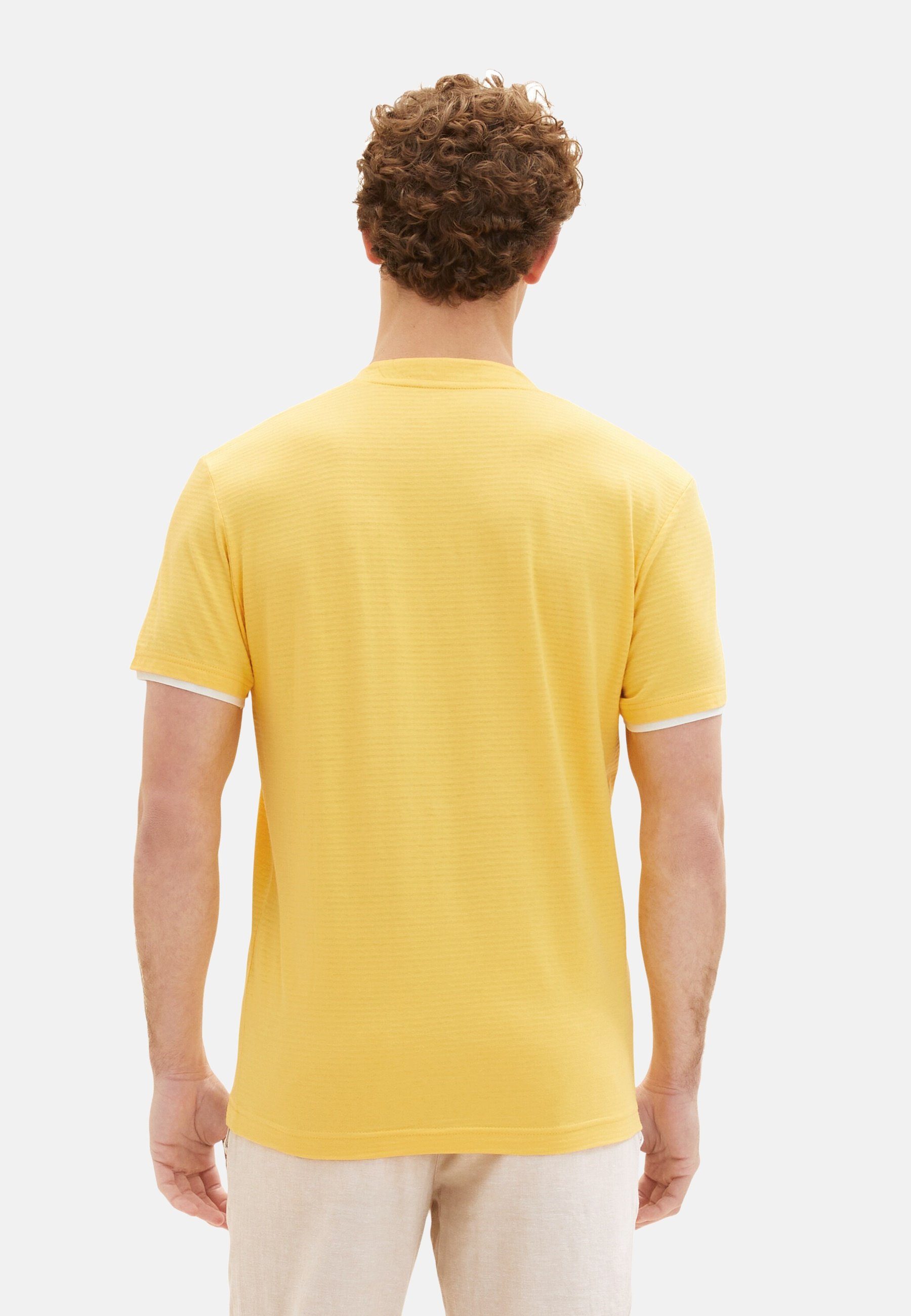TOM TAILOR Henleyshirt T-Shirt Kurzarmshirt Henley günstig online kaufen