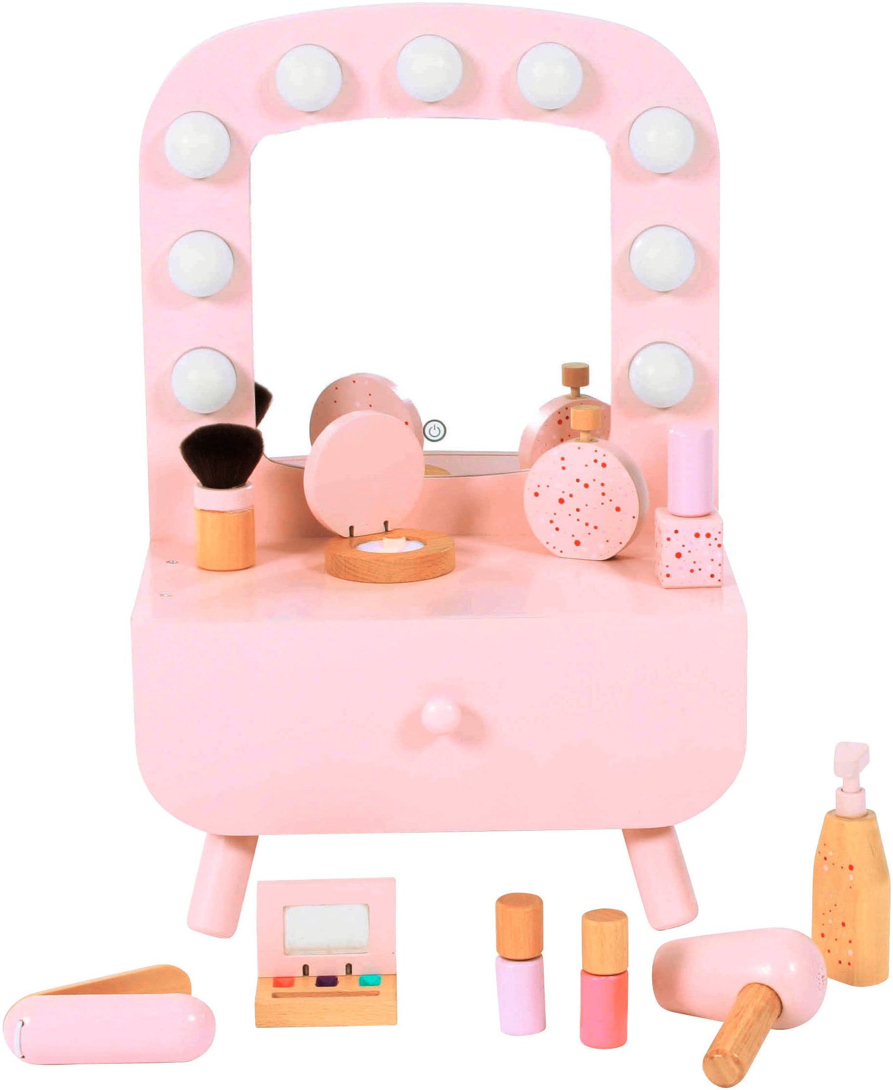 CHIC2000 Schminktisch Tabletop rosa