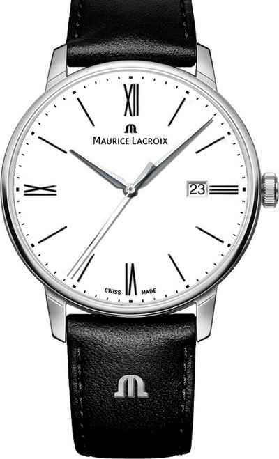 MAURICE LACROIX Quarzuhr ELIROS Quarz, Armbanduhr, Herrenuhr, Swiss Made, Datum, analog