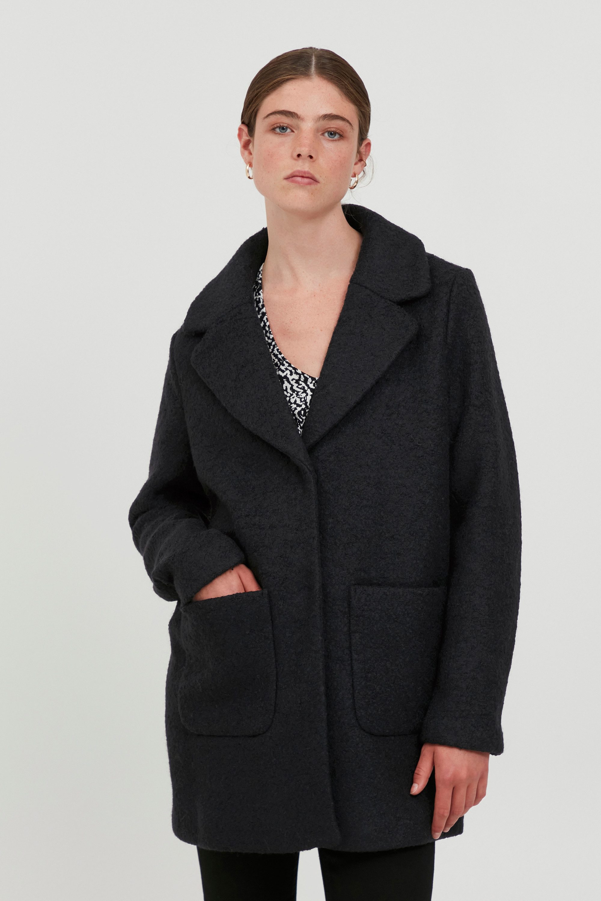 Ichi Wintermantel Wollmantel günstig online kaufen