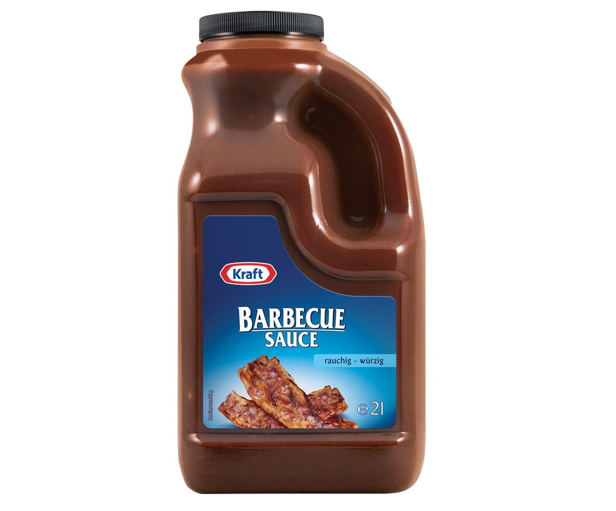 Kraft Saucen, Kraft Barbecue Sauce rauchig suess pikant servierfertig 2000ml