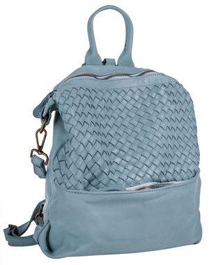 Samantha Look Cityrucksack, echt Leder, Made in Italy