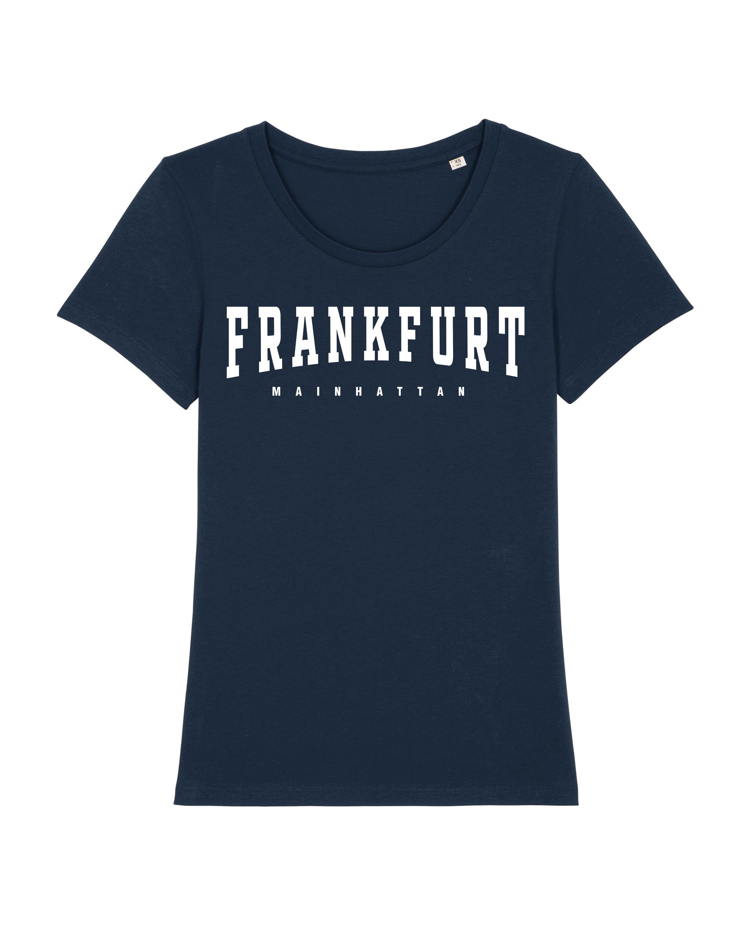grün Apparel Frankfurt wat? glazed Print-Shirt (1-tlg)