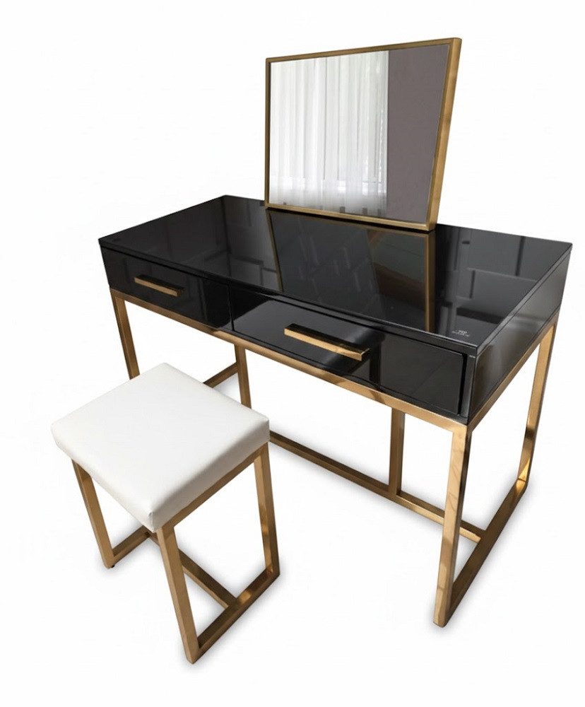 JVmoebel Schminktisch Eleganter Schminktisch aus Holz mit stilvollem Design (3-St), Made in Europa