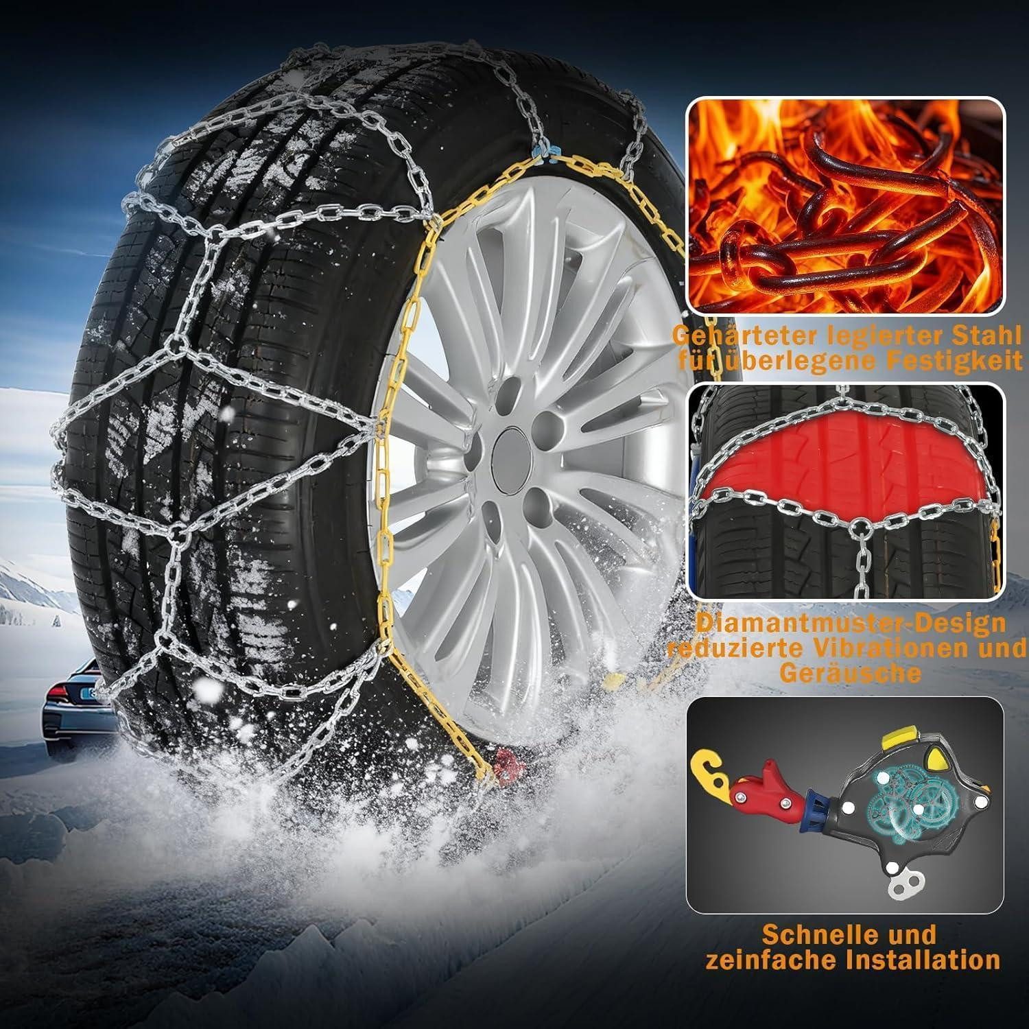 LuxusKollektion Schneeketten Schneeketten Schnellmontage Auto Fixierung Tragbar Universal HKN-100