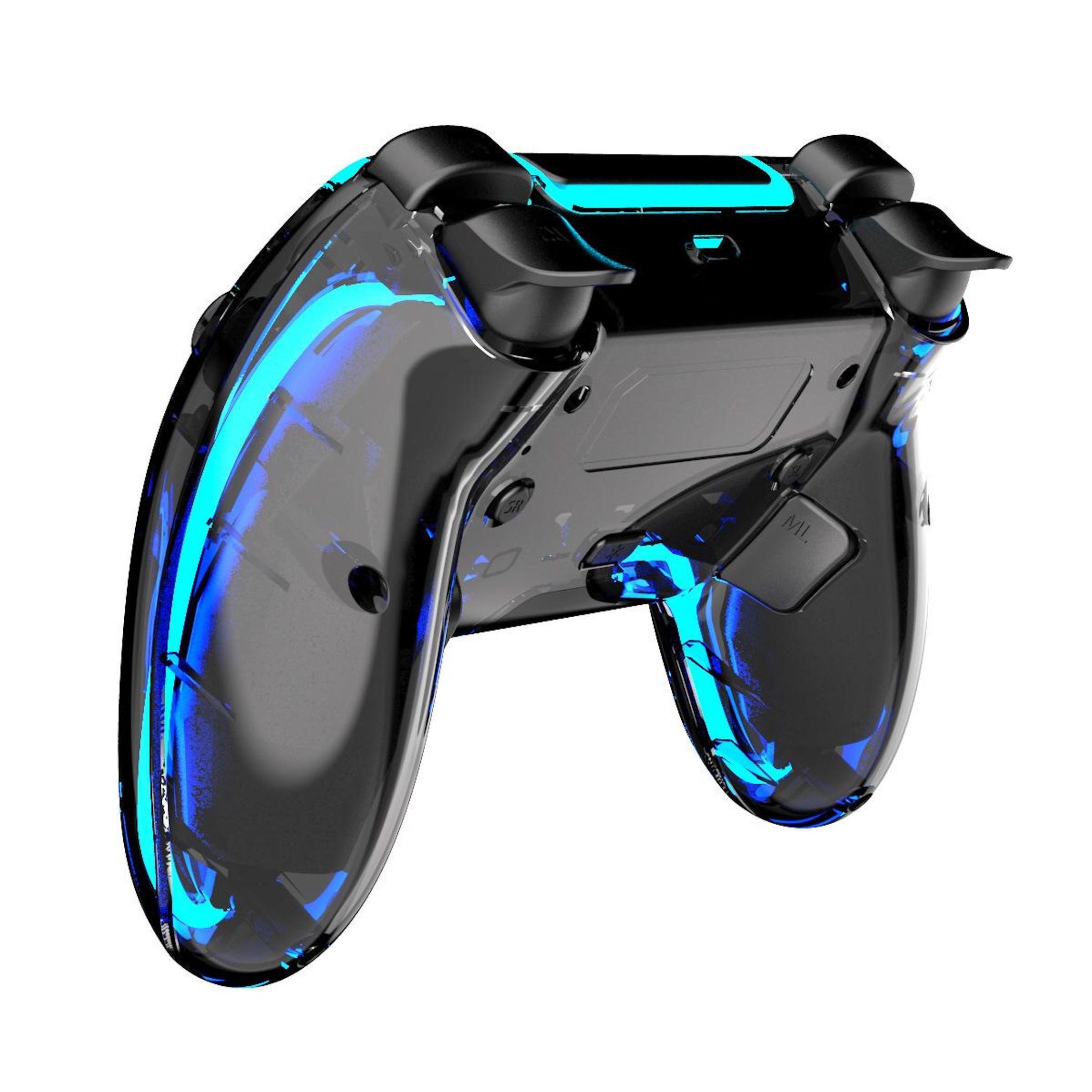 Wigento Wireless Controller PS5 Dual Hall Effect Joystick ABS Schwarz Gaming-Adapter, 0 cm, Hall Effect Joysticks