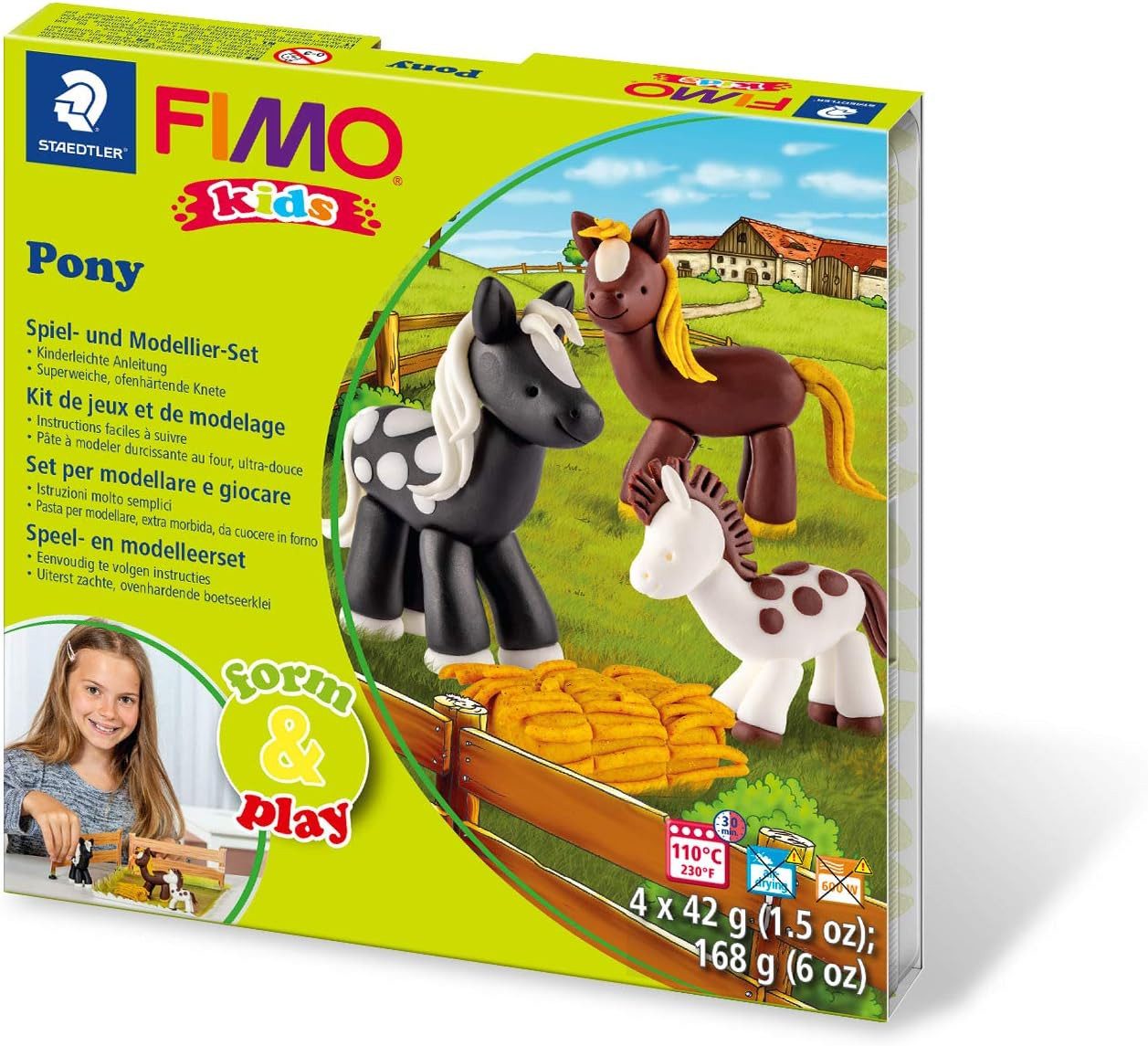 FIMO Knete FIMO Kids Form & Play Pony - Kreatives Modellierset