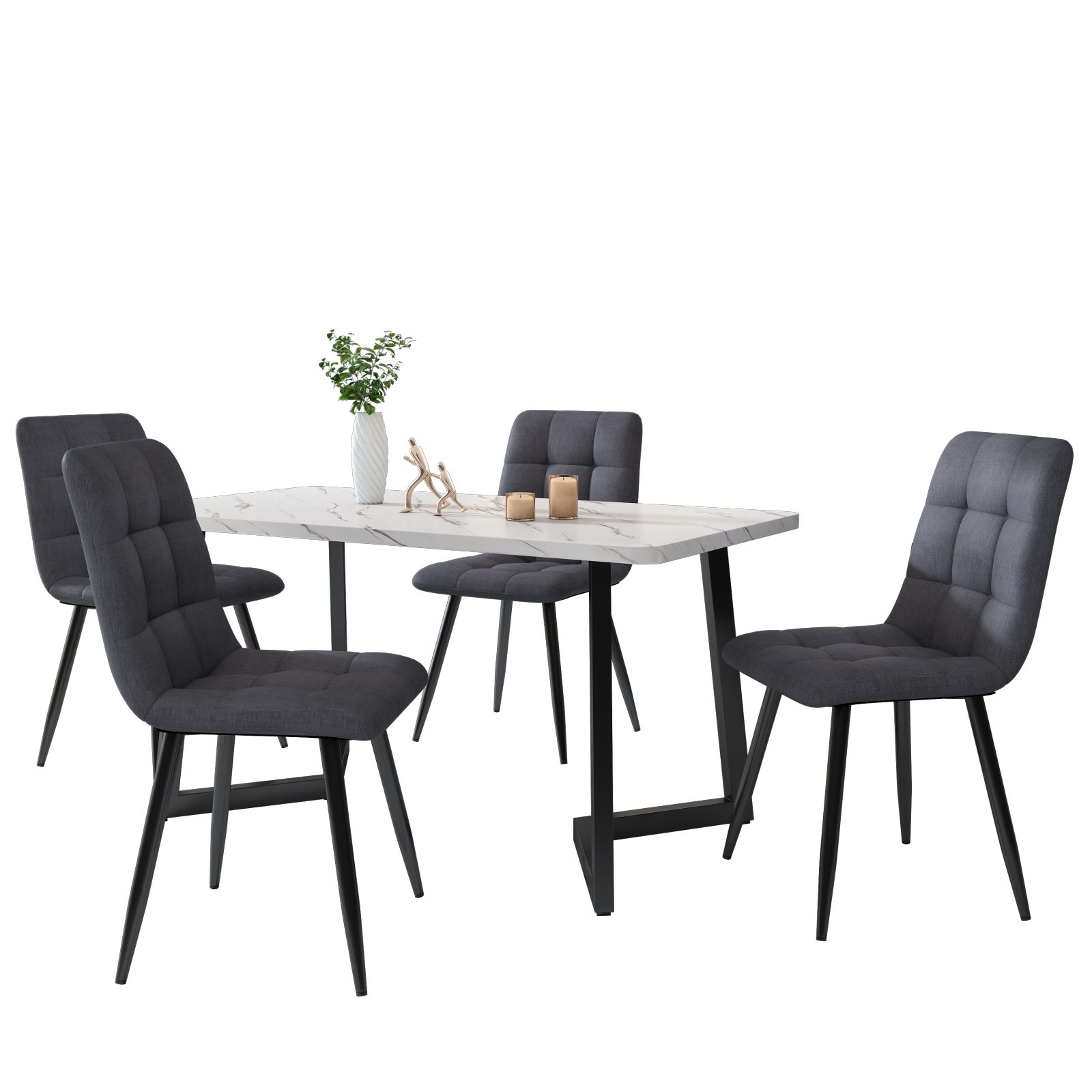 Furnishings Home Esszimmerstuhl Polsterstuhl 4er Set, günstig online kaufen