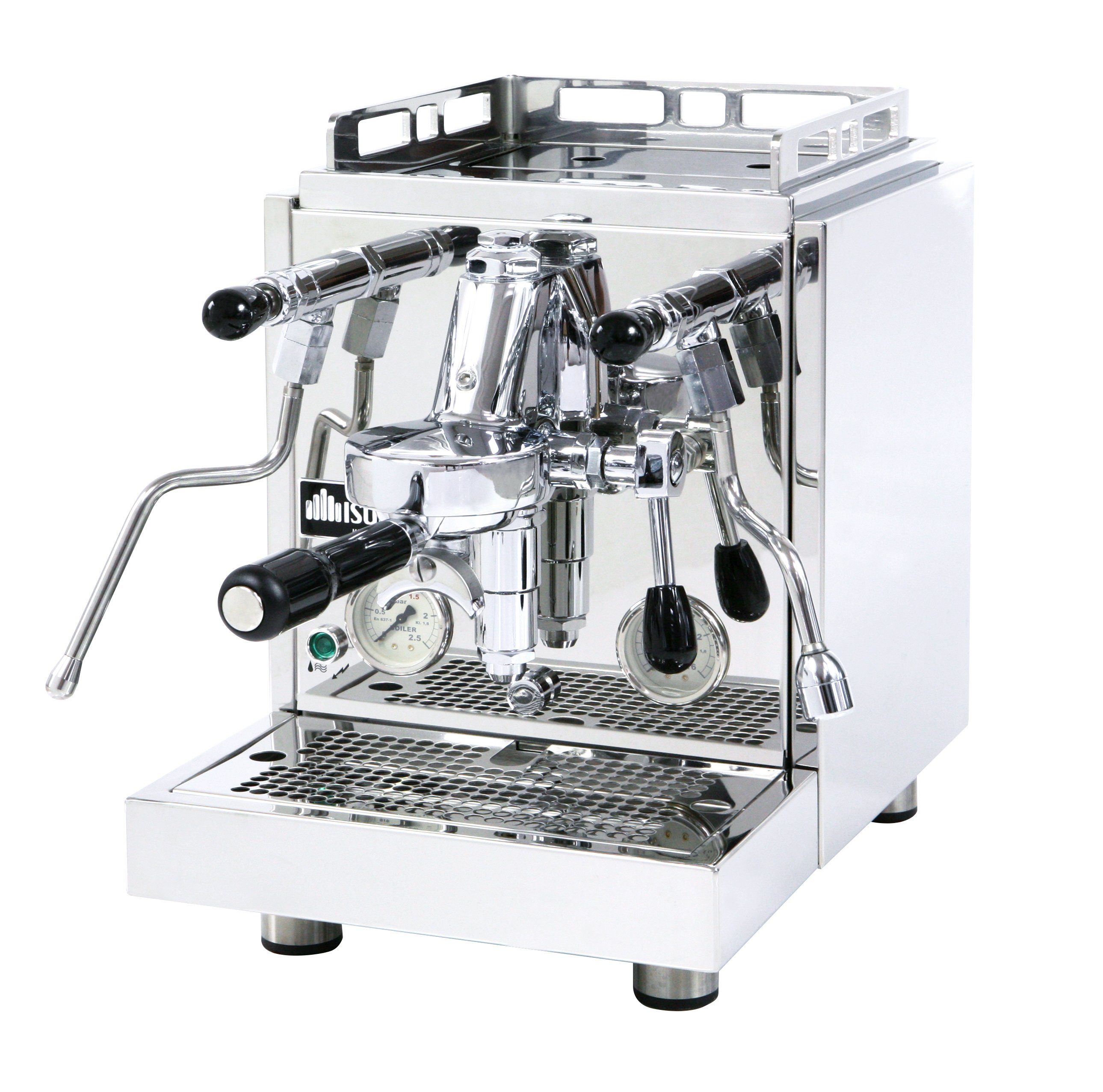Isomac Espressomaschine PRO 6.1, mit Faema E61 Brühgruppe, Rotationspumpe und direktem Wasseranschluss