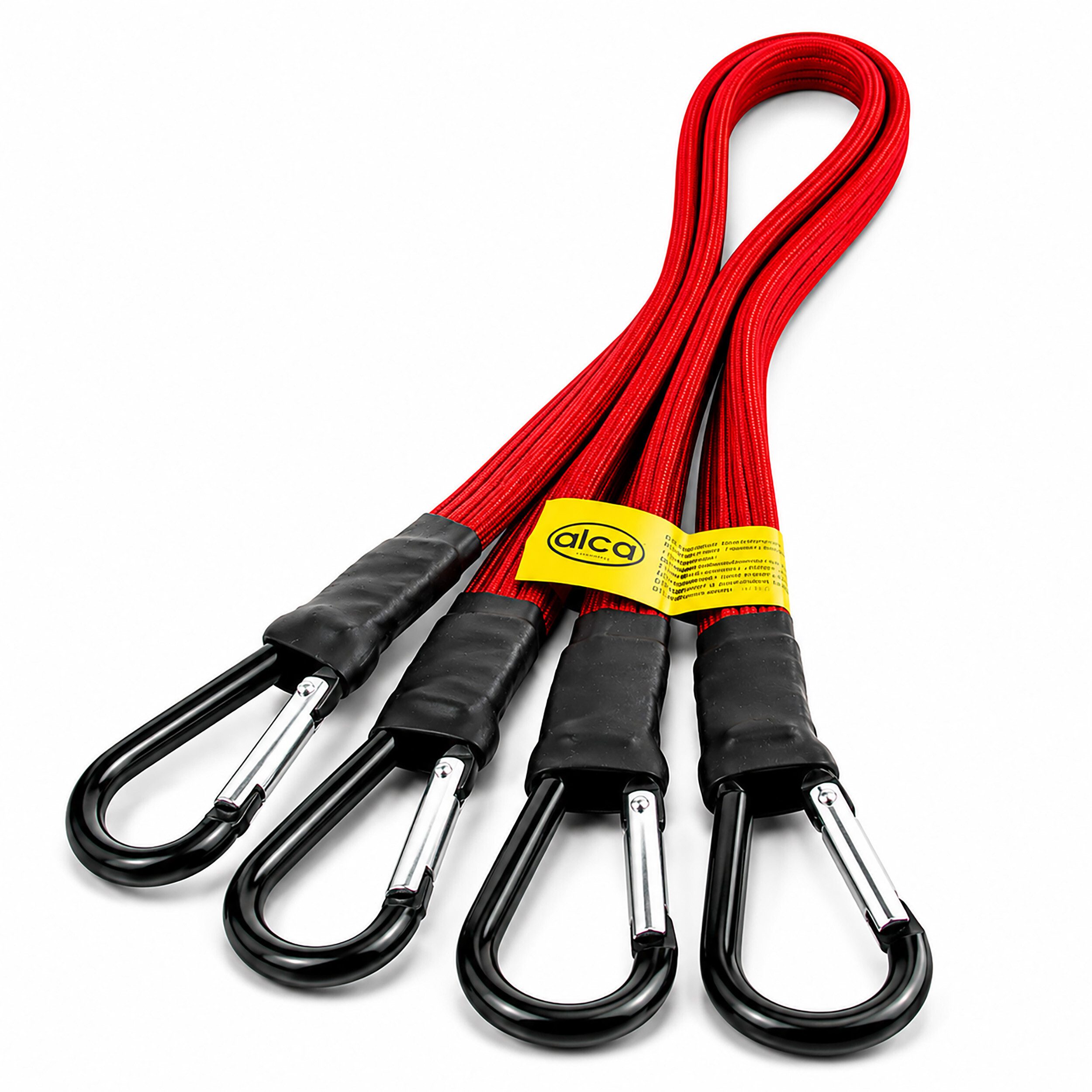 alca Zurrgurt Gepäckspanner Flach 2er-Set 60cm mit Karabiner bis 90cm (2-St)