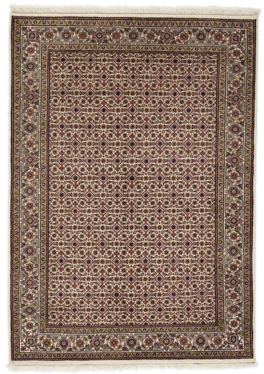Orientteppich Indo Täbriz 145x205 Handgeknüpfter Orientteppich, Nain Trading, rechteckig, Höhe: 12 mm