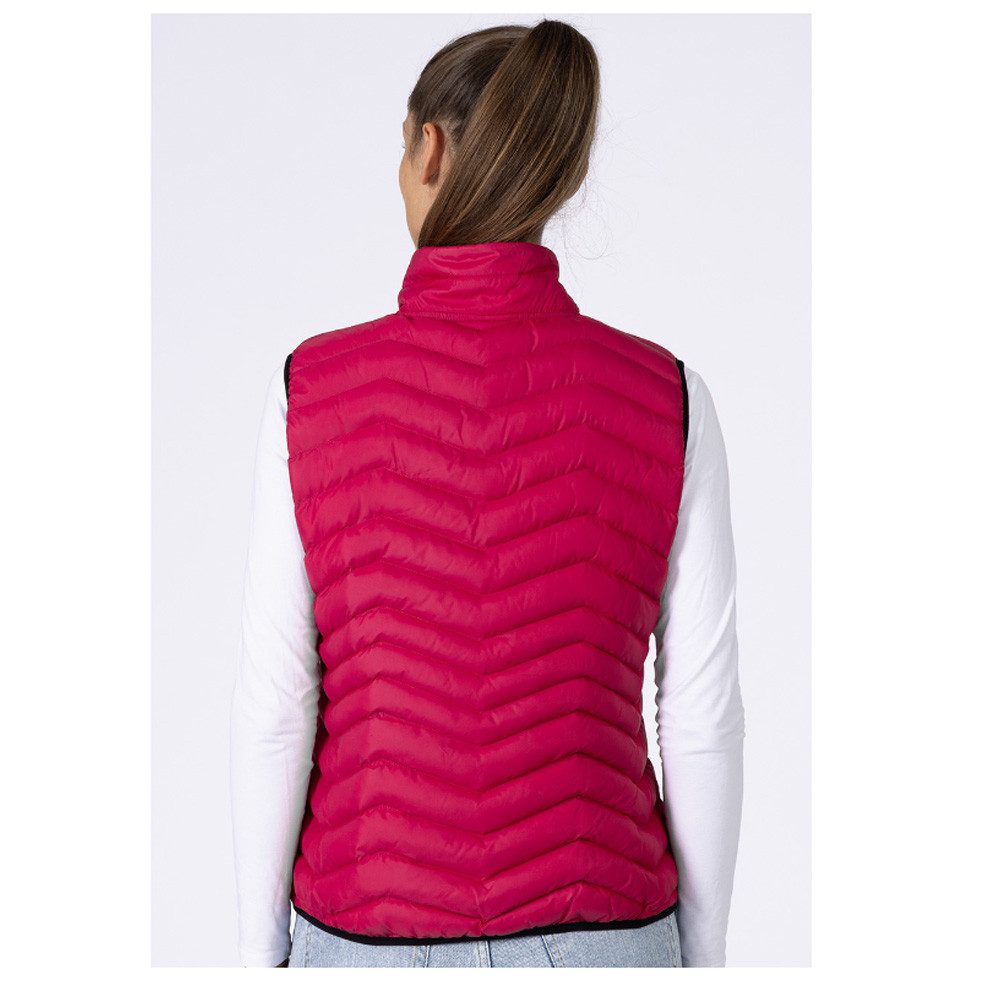 Linea Primero Trekkingjacke LPO - funktionelle wattierte Steppweste Kunstdaunenfüllung Ranja, pink