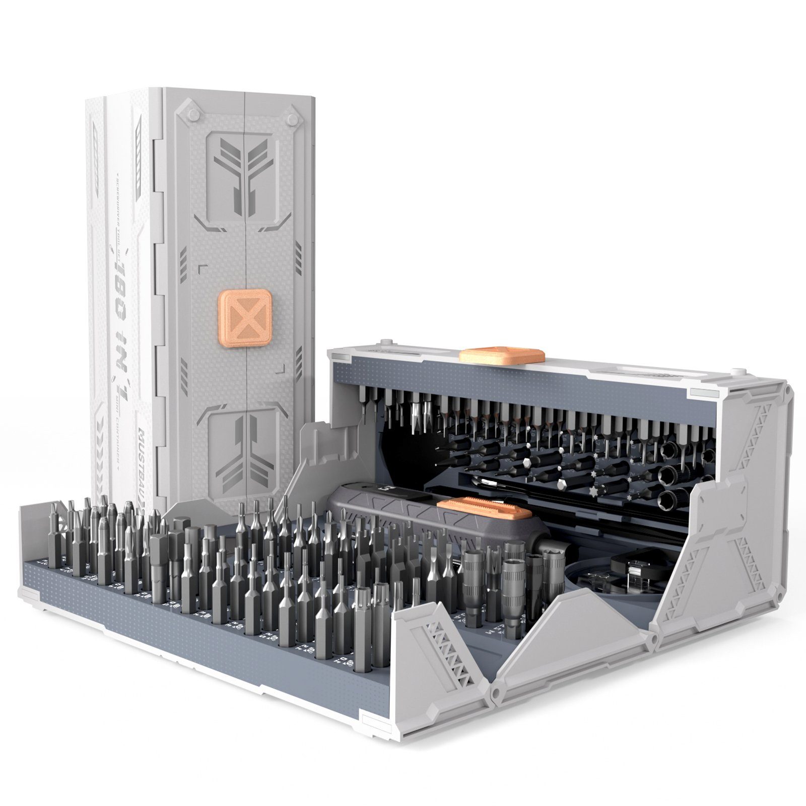Mustbau Werkzeugset, 180 in 1 Feinmechaniker Schraubendreher Set für PC, Ha günstig online kaufen