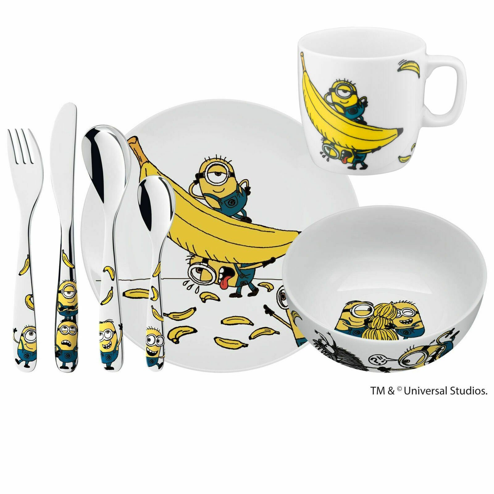 WMF Kinderbesteck WMF Kinder-Besteck-Set 6 tlg. Minions