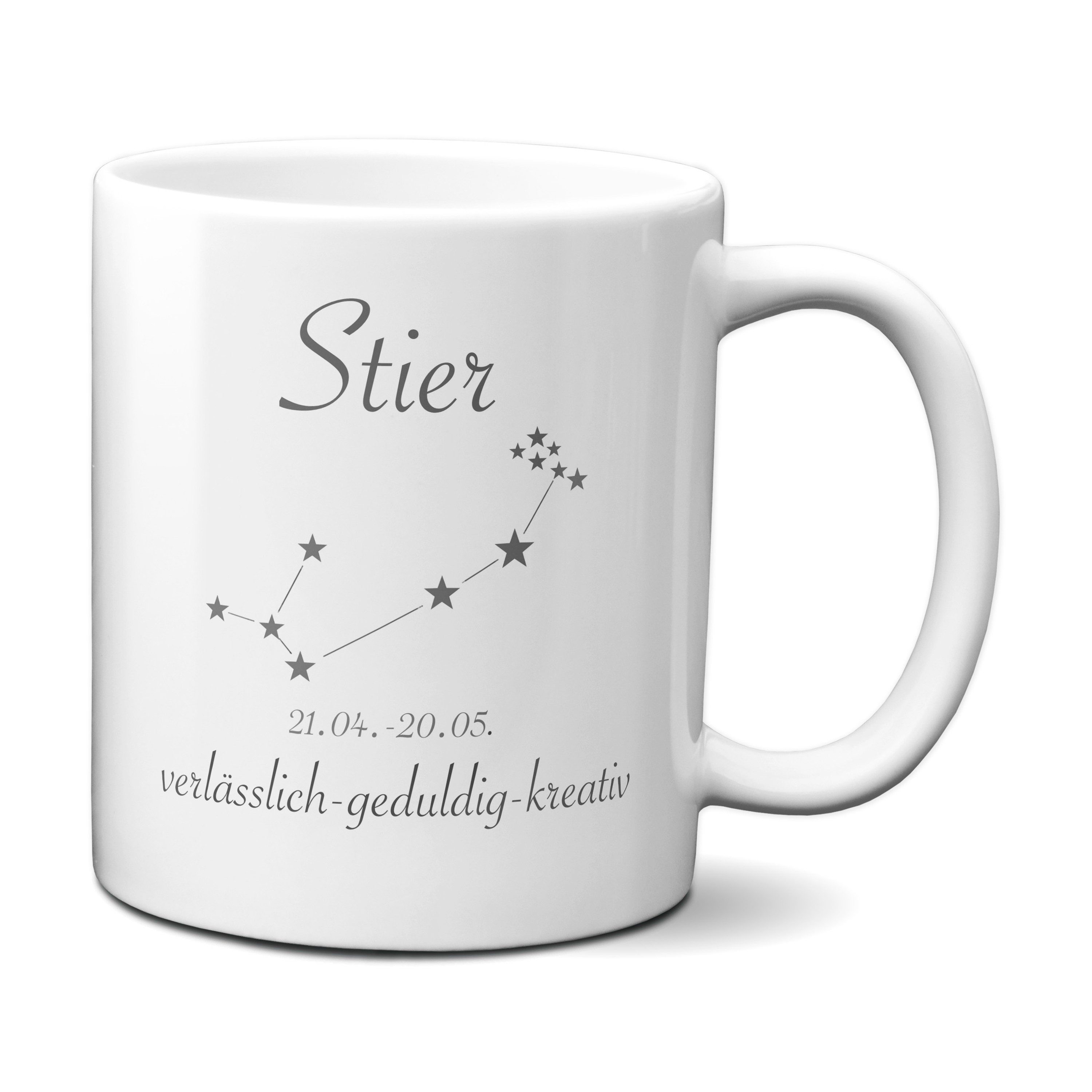 TASSENKING Tasse, Sternzeichen Stier - Tasse