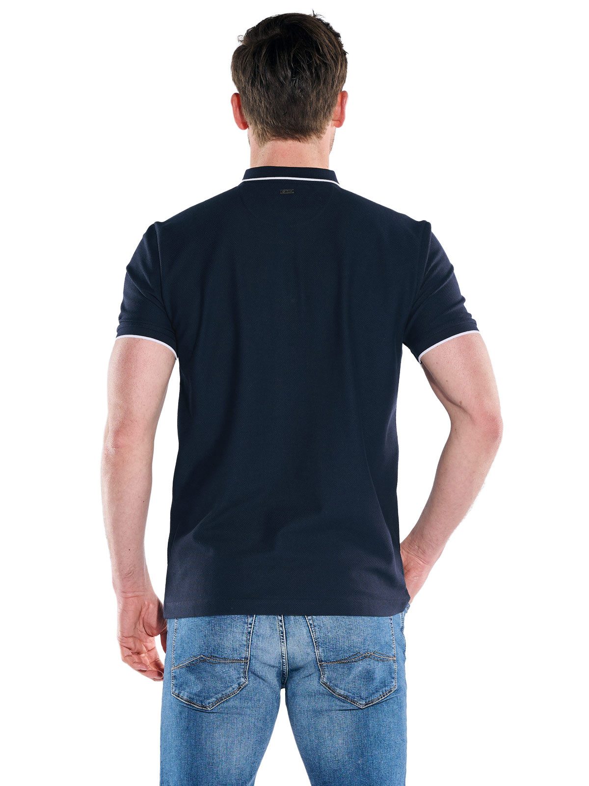 Engbers Poloshirt Herren Poloshirt, Saphirblau