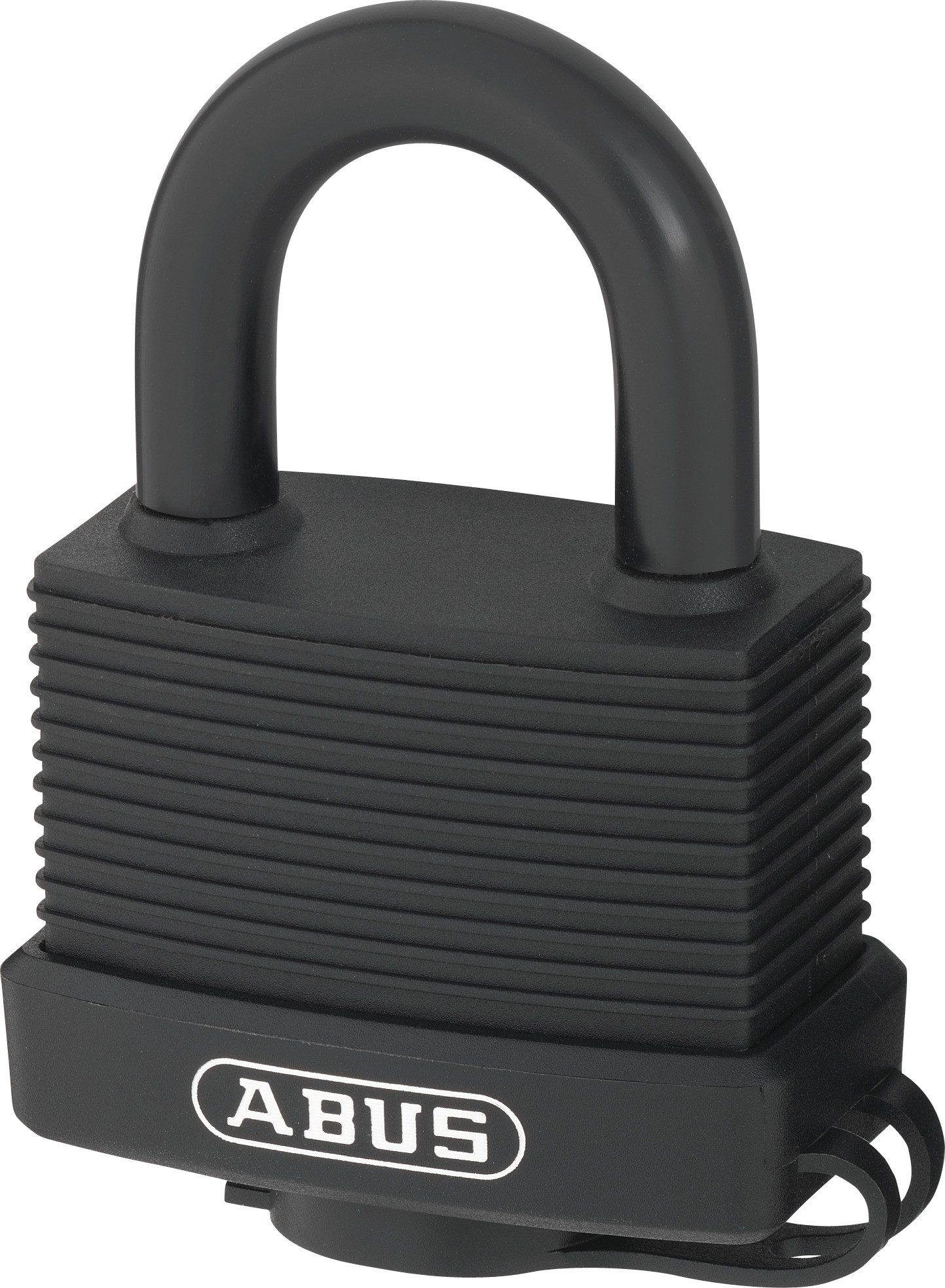 ABUS Vorhängeschloss, Schlosskörper mit Schutzkappe und Drainage-Kanälen, für Außenbereiche
