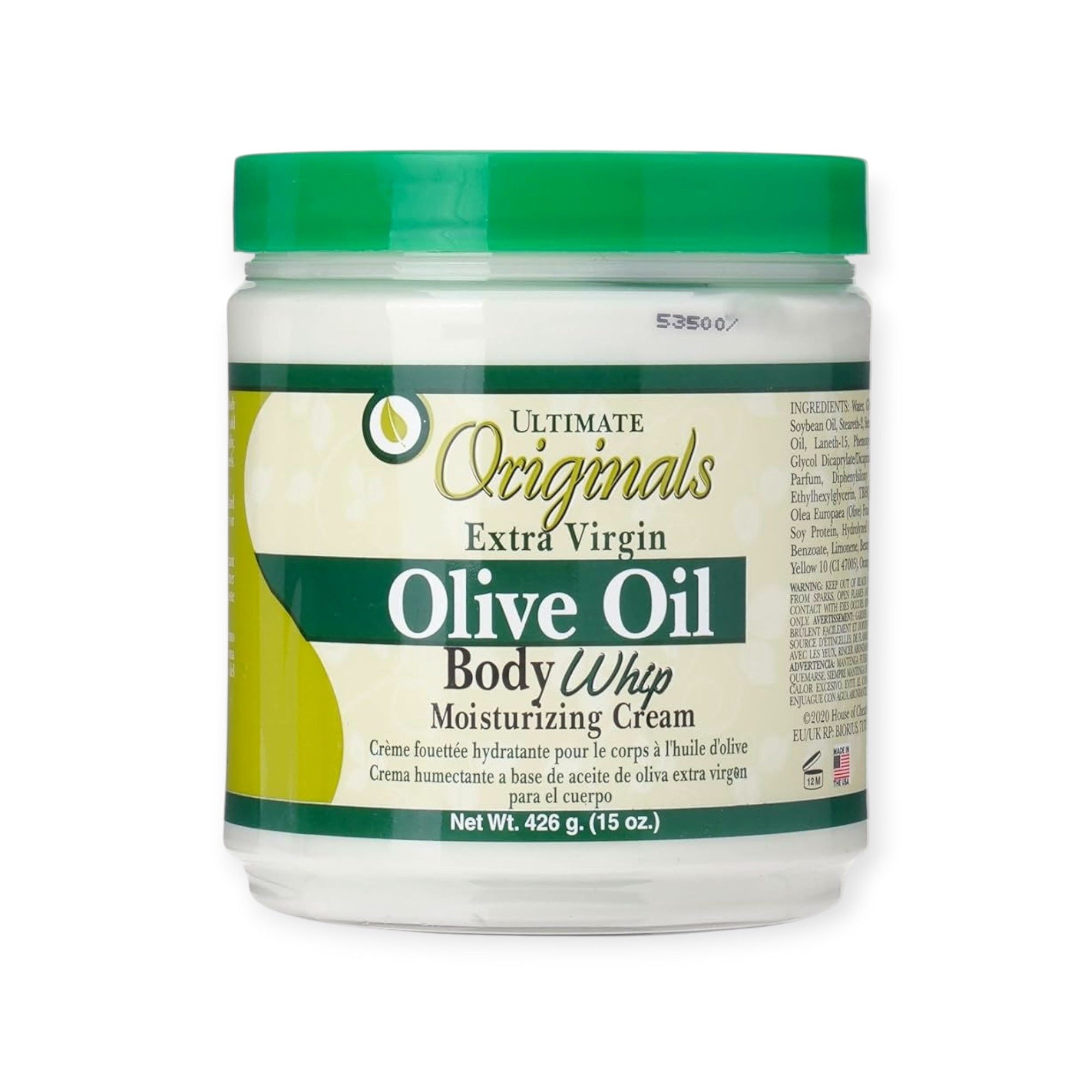 Africa's Best Körpercreme Extra Virgin Olive Oil Body Whip