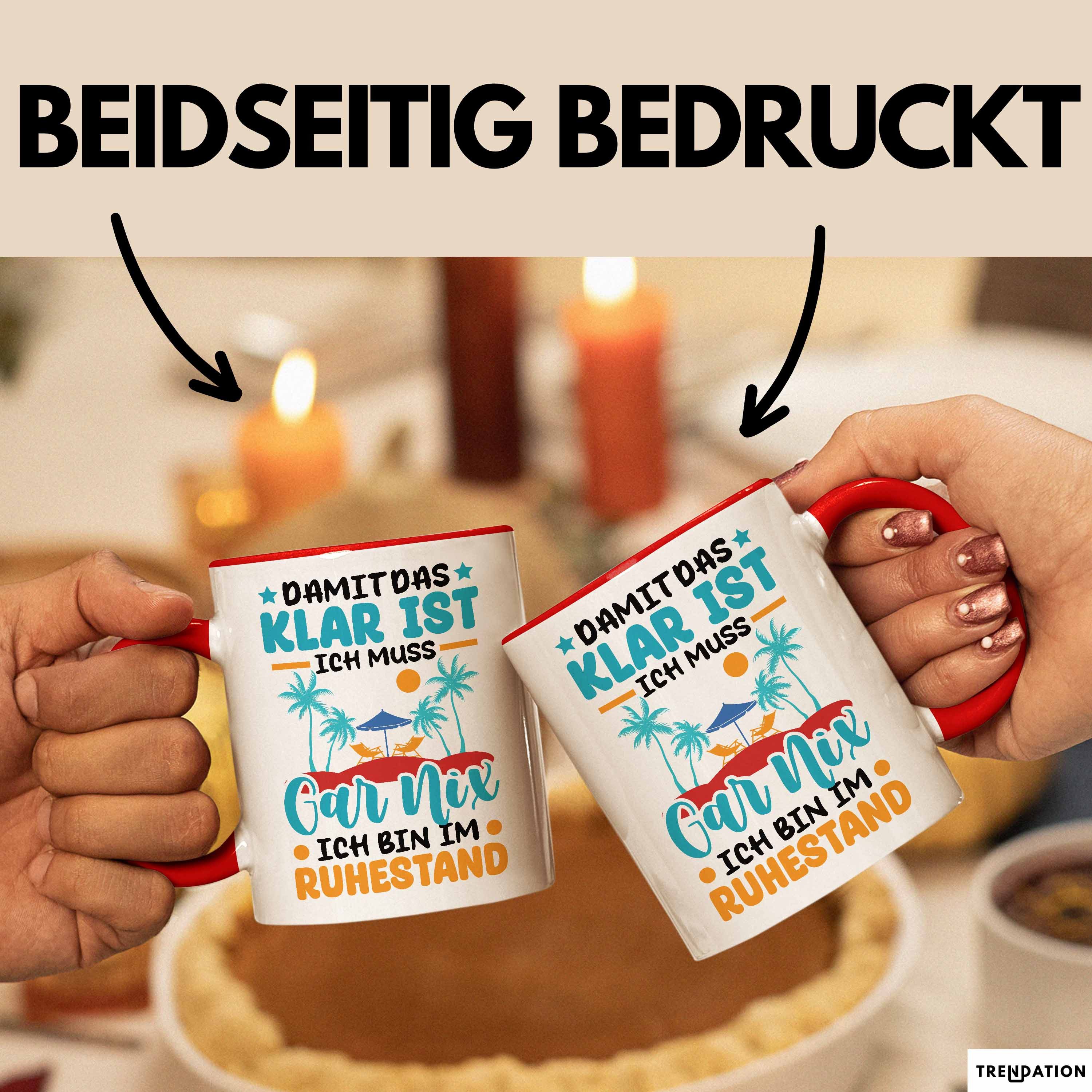 Trendation Tasse Rente Geschenk Tasse Geschenkidee für Rentnerin im Ruhestand Lustiger – Bild 2 von 5