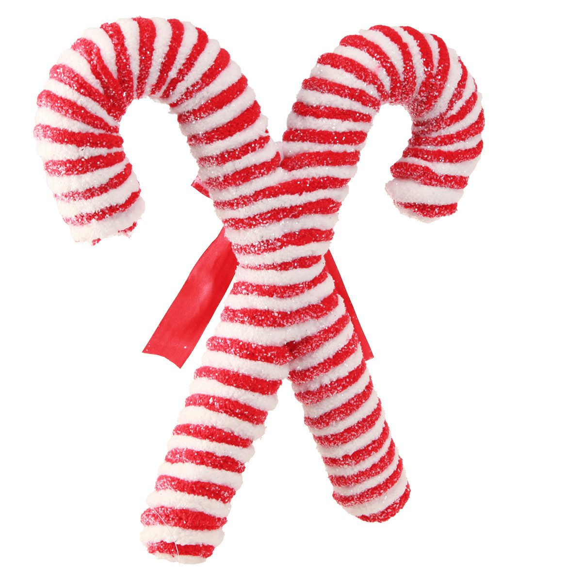 Kaemingk Christbaumschmuck Deko Zuckerstangen Weihnachten Rotweiß 28cm Christbaumschmuck