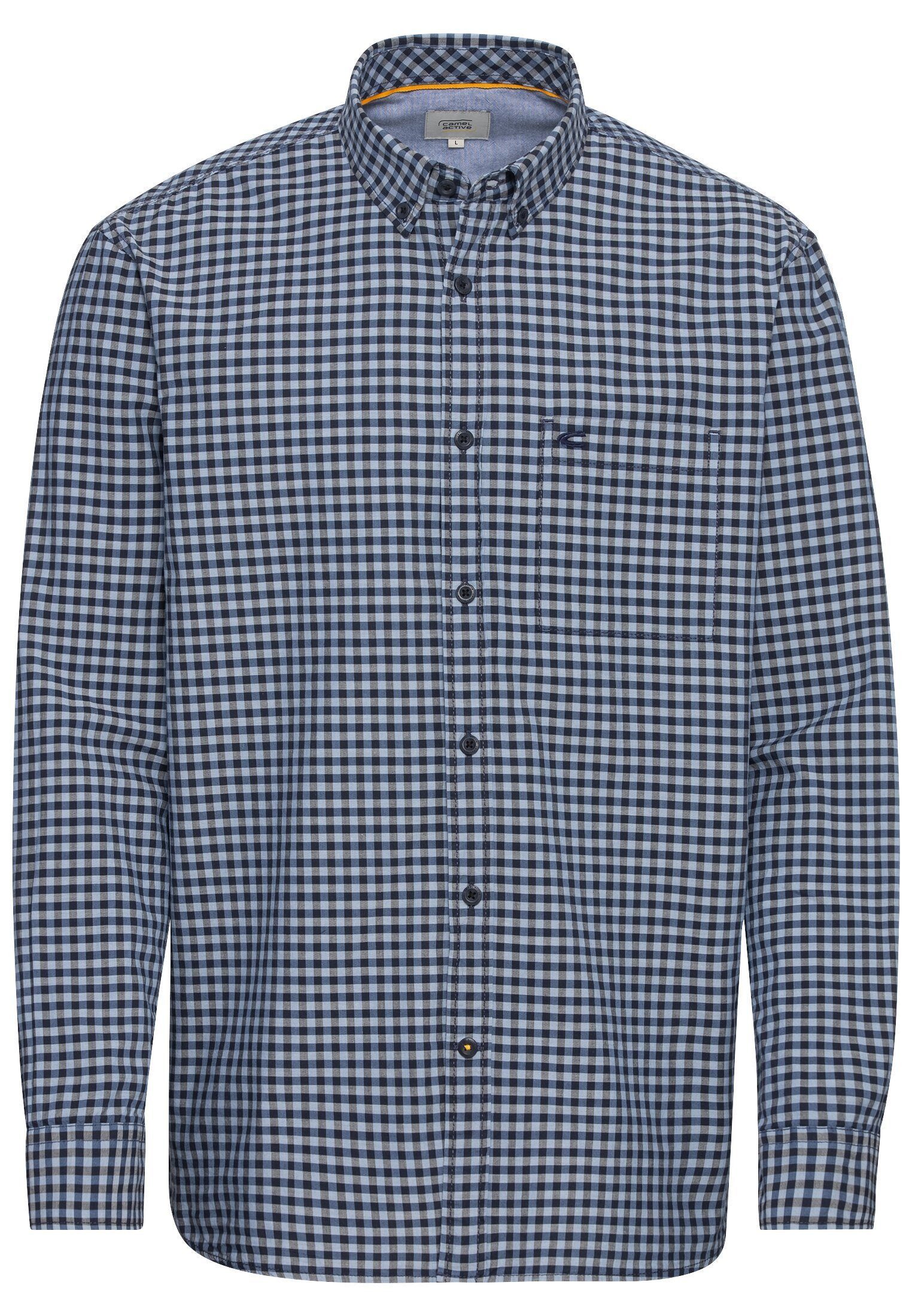 camel active Karohemd mit Button-Down-Kragen günstig online kaufen