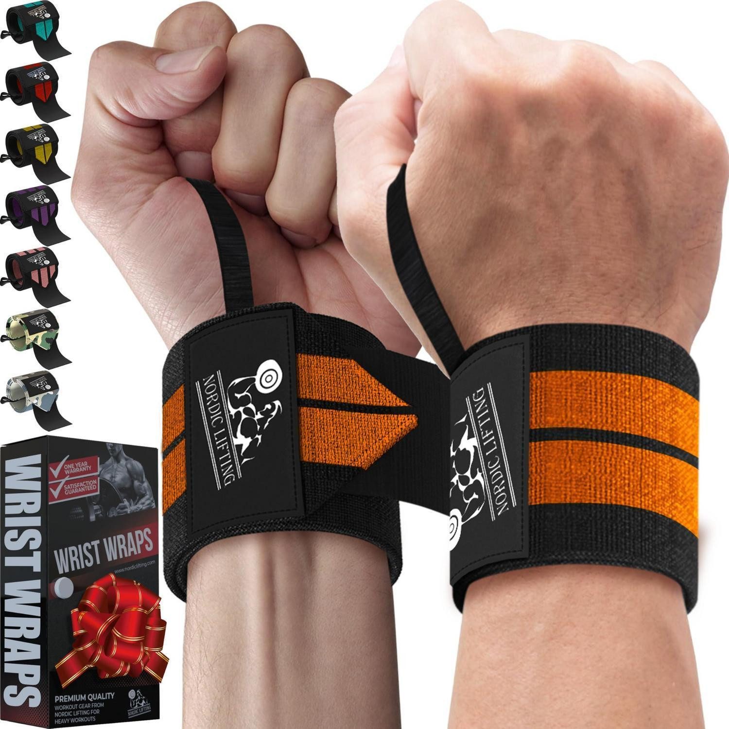 LuxusKollektion Handgelenkbandage Handgelenkbandage Orange
