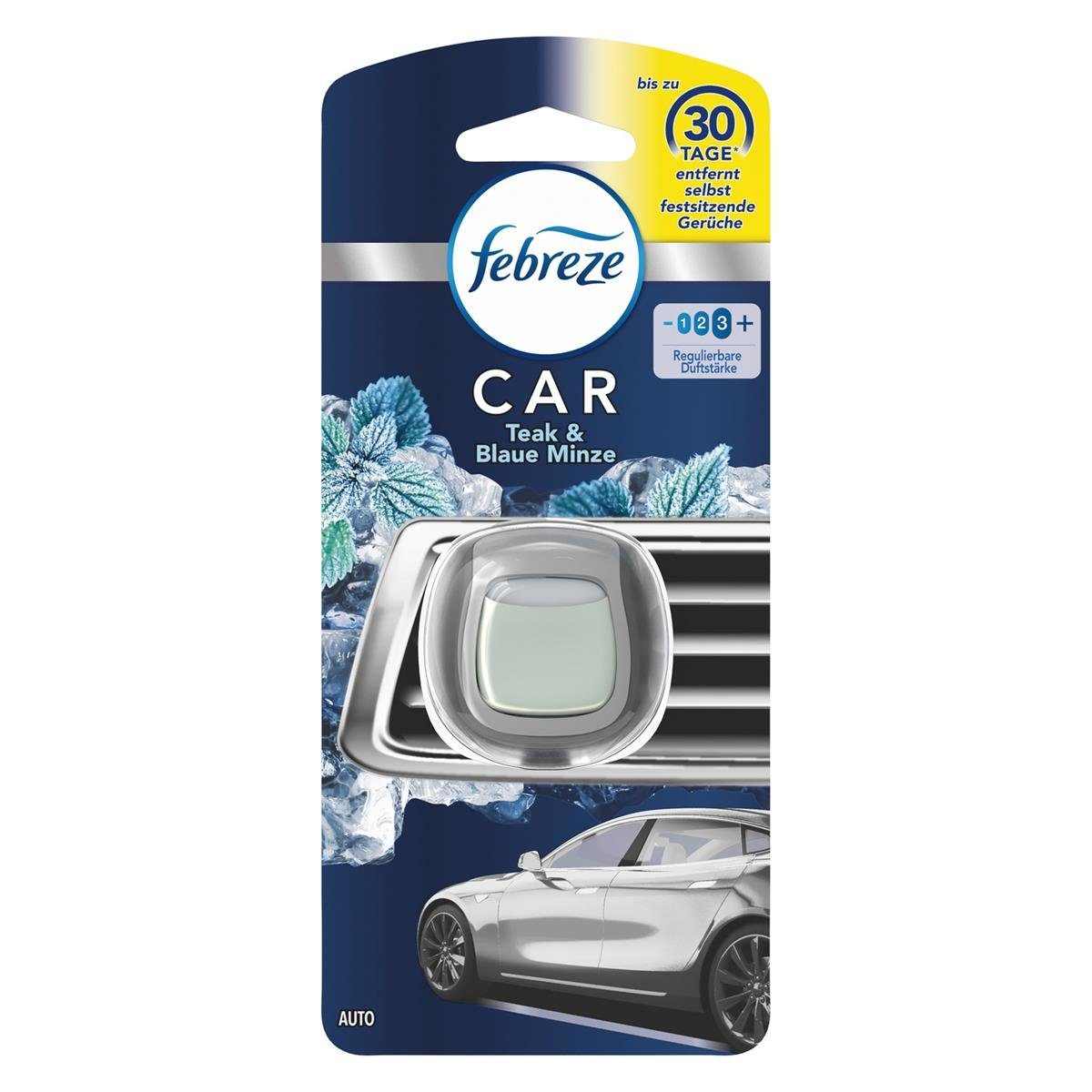 Car - Lufterfrischer Blaue Pack) & Febreze Teak Minze Febreze Autoduft (1er Raumduft