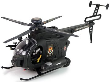 LEAN Toys Spielzeug-Hubschrauber Militärhubschrauber Flügel Lichter Batterie Lichter Sounds Spielzeug