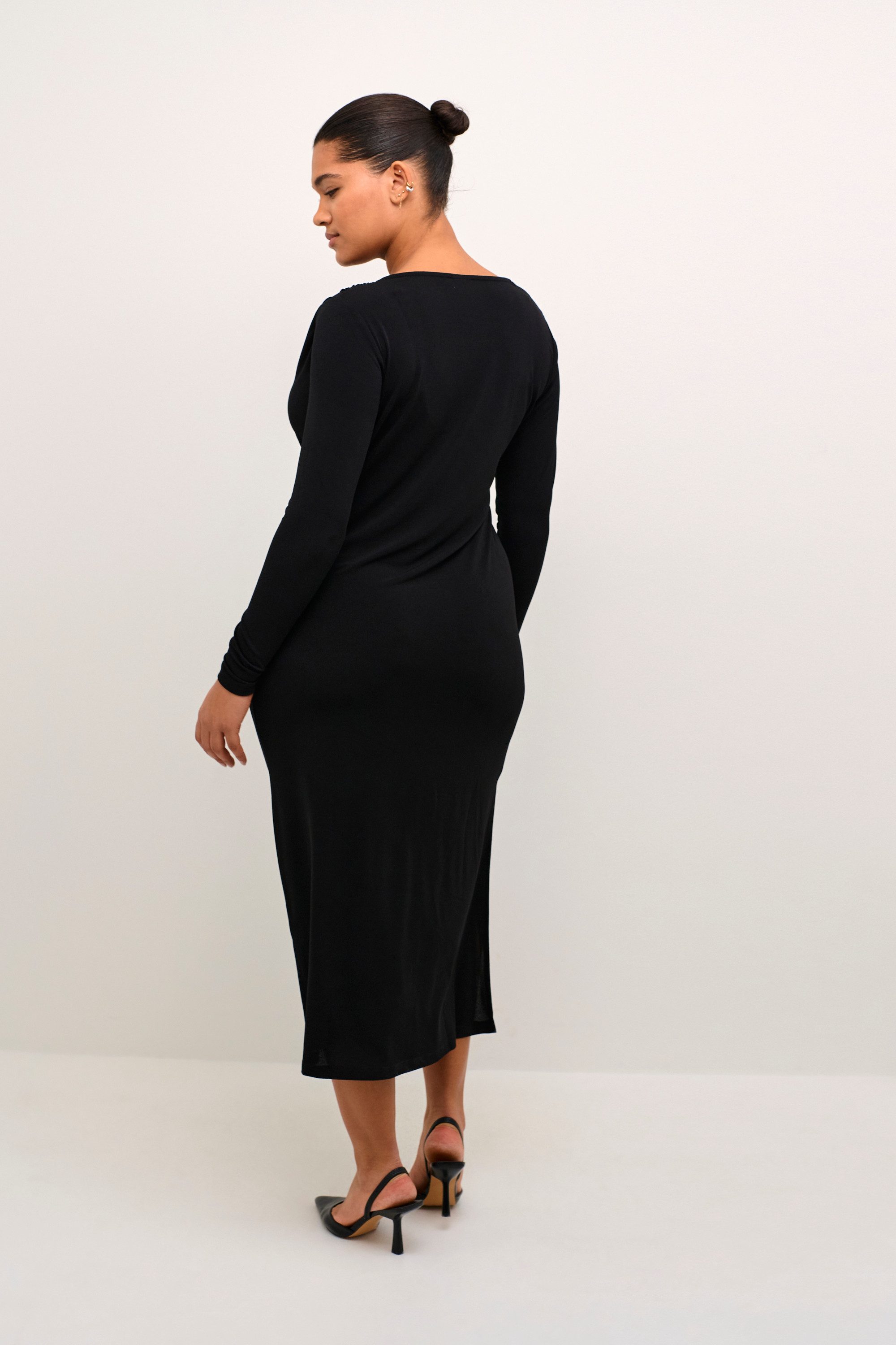 KAFFE Curve Blusenkleid Kleid KCaidi Große Größen