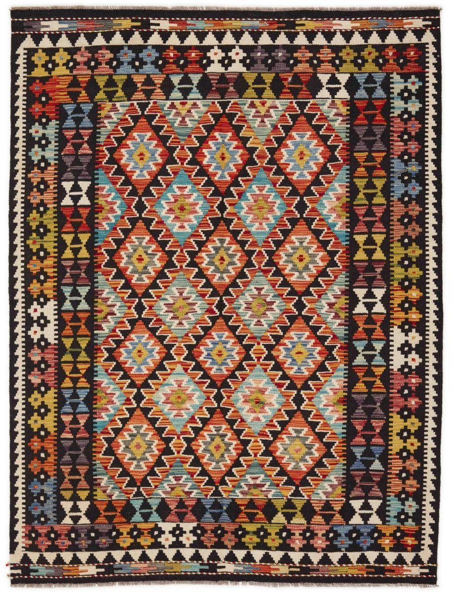 mm Orientteppich rechteckig, Afghan Nain Höhe: 150x199 Trading, Handgewebter 3 Orientteppich, Kelim