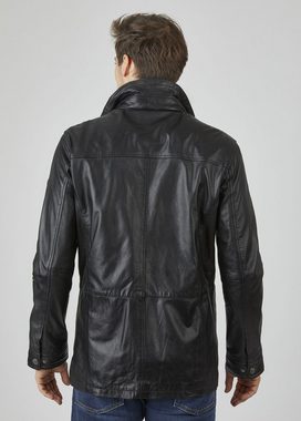 bugatti Lederjacke Antonio mit Steppungen und Ziernähten