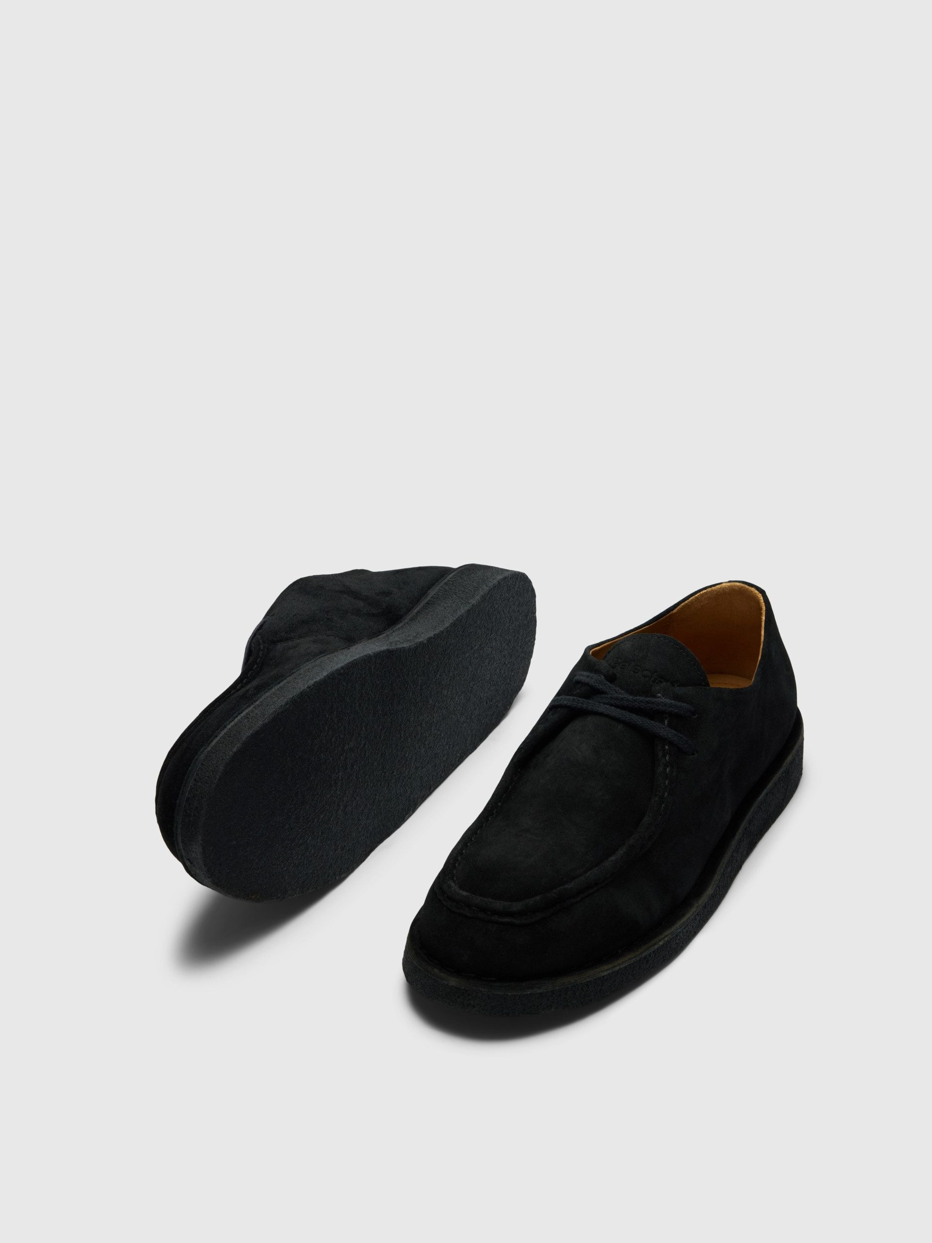 SELECTED HOMME Socken SLHCHRISTIAN SUEDE WEDGE MOC-TOE SH
