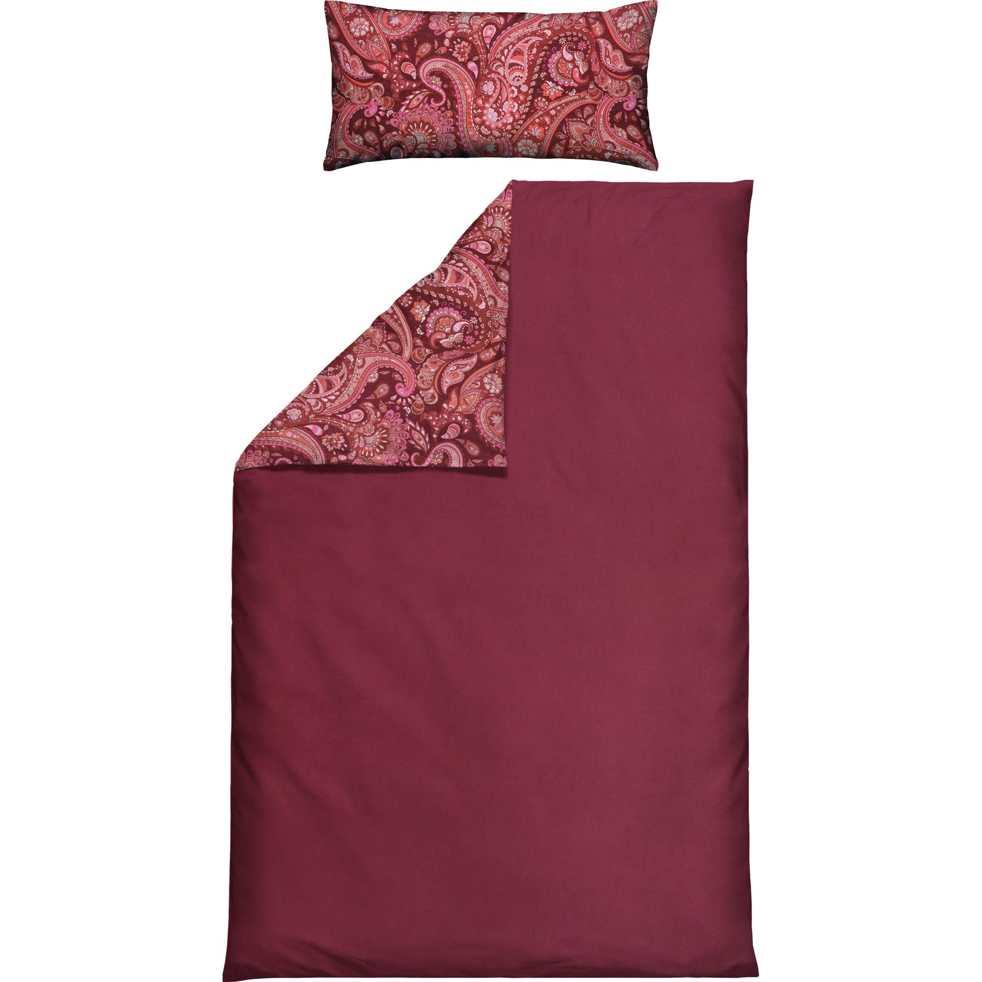 REDBEST Bettwäsche Bettwäsche, Mako-Satin, Satin Paisley günstig online kaufen