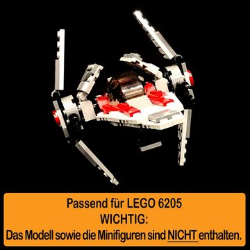 AREA17 Standfuß Acryl Display Stand für LEGO 6207 A-Wing Fighter (verschiedene Winkel und Positionen einstellbar, zum selbst zusammenbauen), 100% Made in Germany