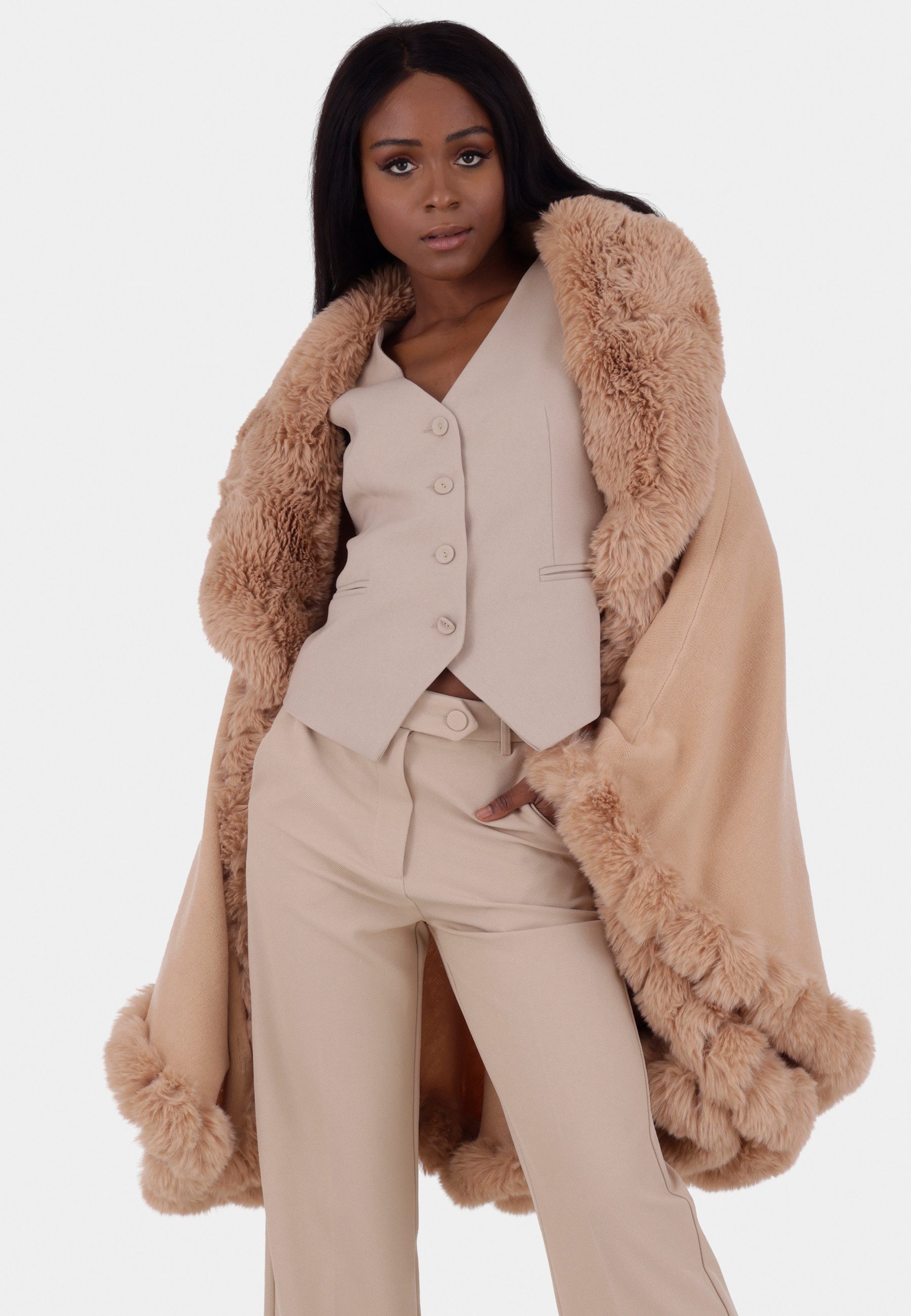 YC Fashion & Style Poncho "Edler günstig online kaufen