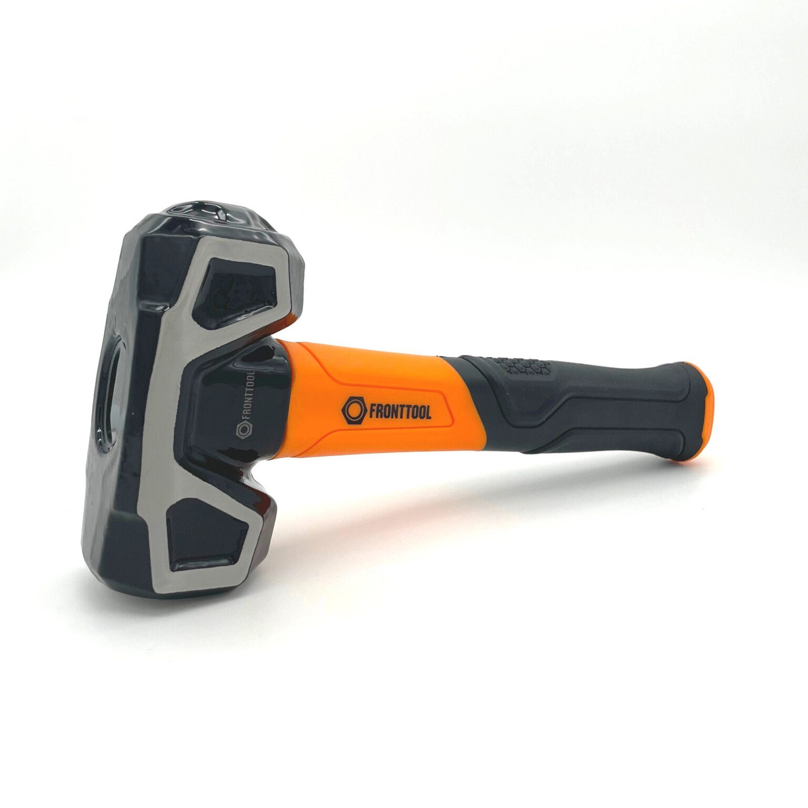 Fronttool Hammer Fäustel 2in1 - Doppelkopf Hammer 25cm / 1350g - Karbonstahl