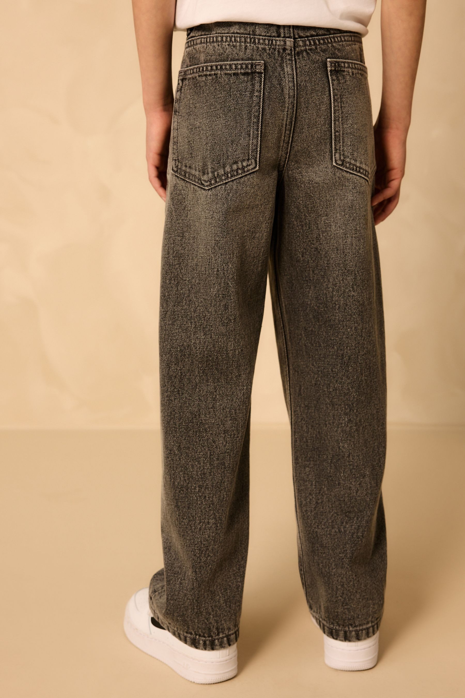 Next Weite Jeans Jeans mit durchgehendem Print (1-tlg)