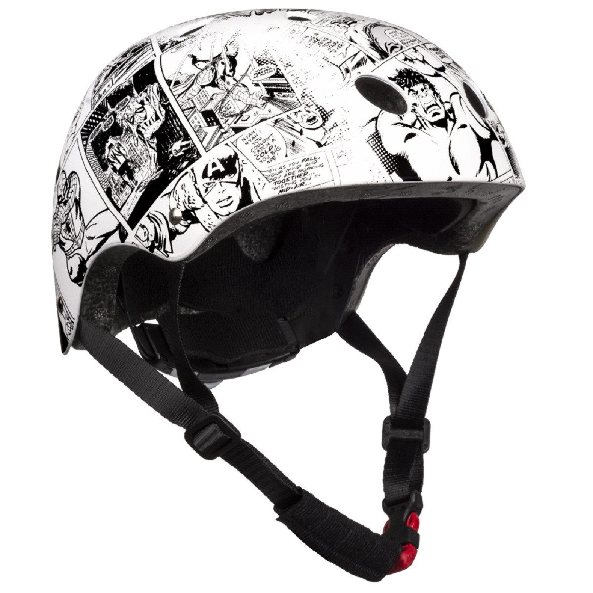 Seven Polska Kinderfahrradhelm Kinder Fahrradhelm Skater Helm verstellbar 52 - 56 cm, 4 - 12 Jahren, Sehr leicht mit nur ca. ca. 370g