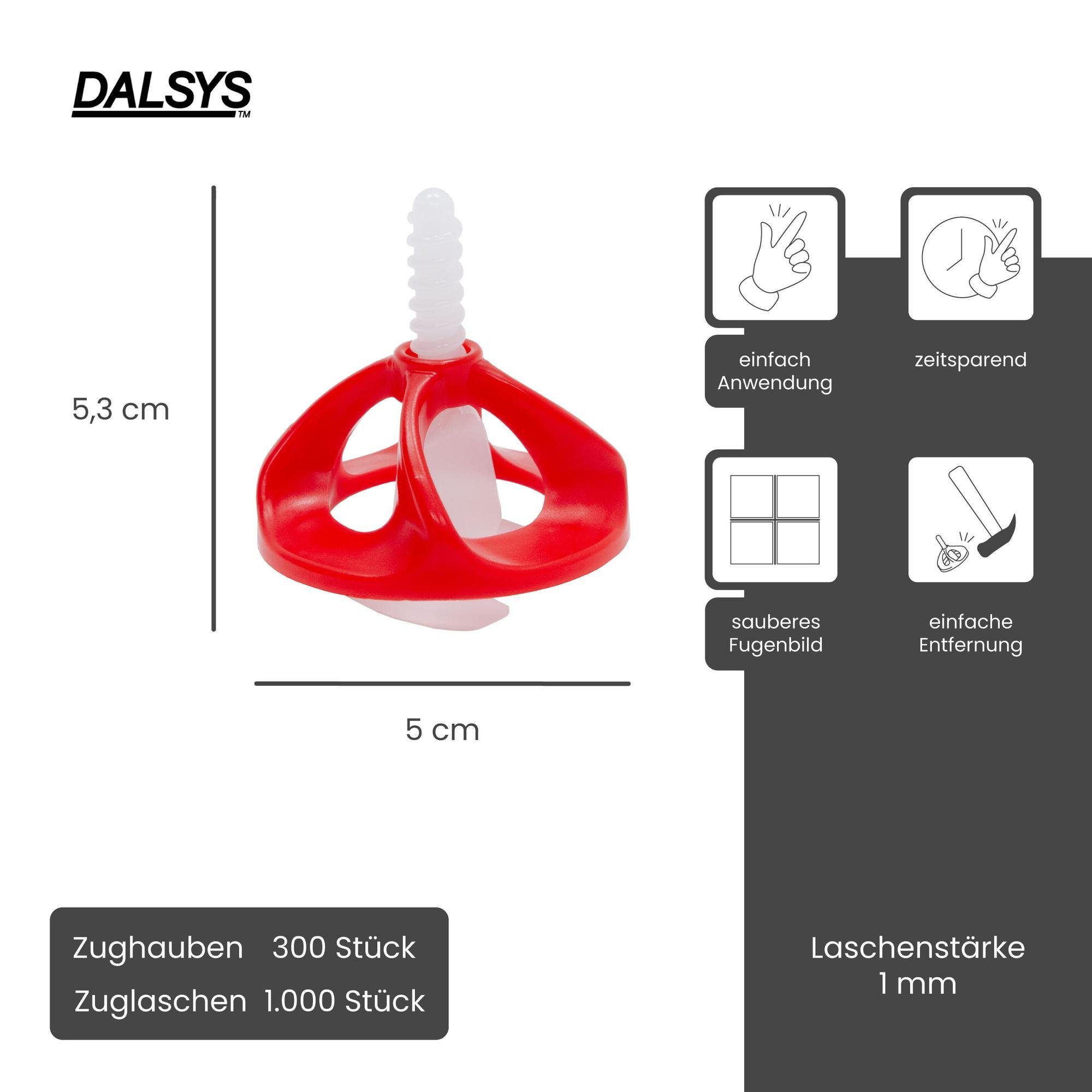 Dalsys Nivelliersystem für Fliesen enthält (1mm) günstig online kaufen