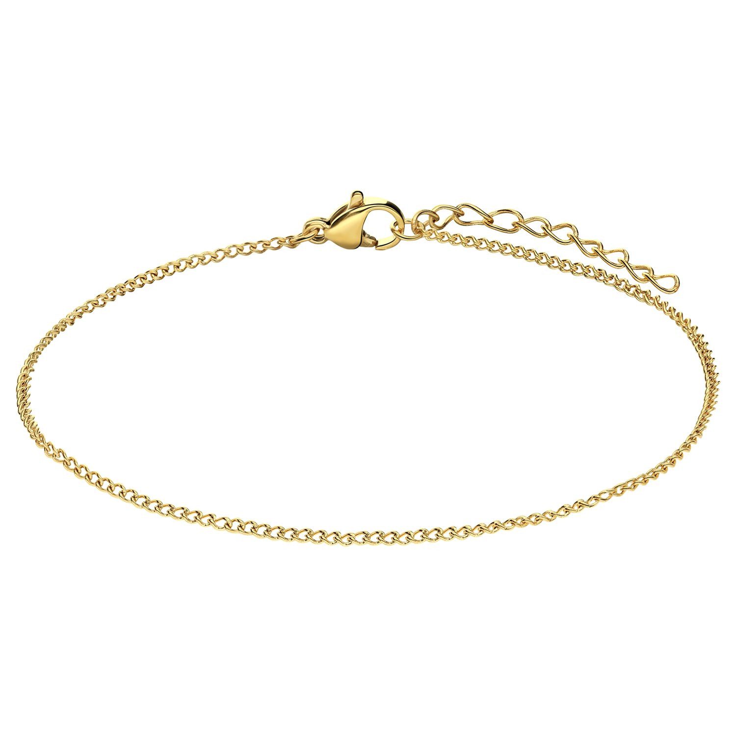 LUCARDI Gliederarmband Armband - Stahl - Gold - Unisex