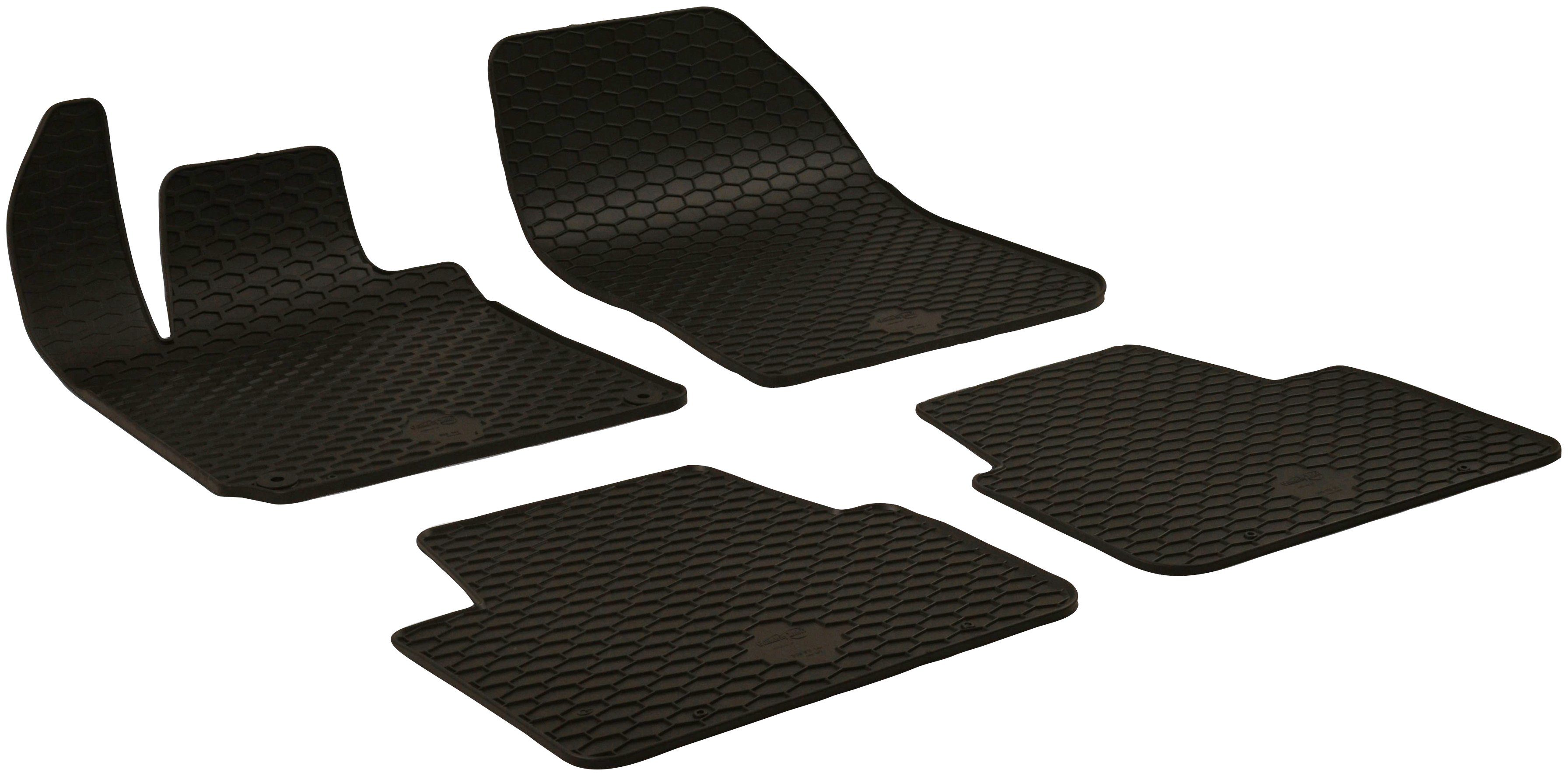 WALSER Passform-Fußmatten (4 St), Peugeot für 03/2014-Heute Peugeot 308 für II 308 SW SW Kombi