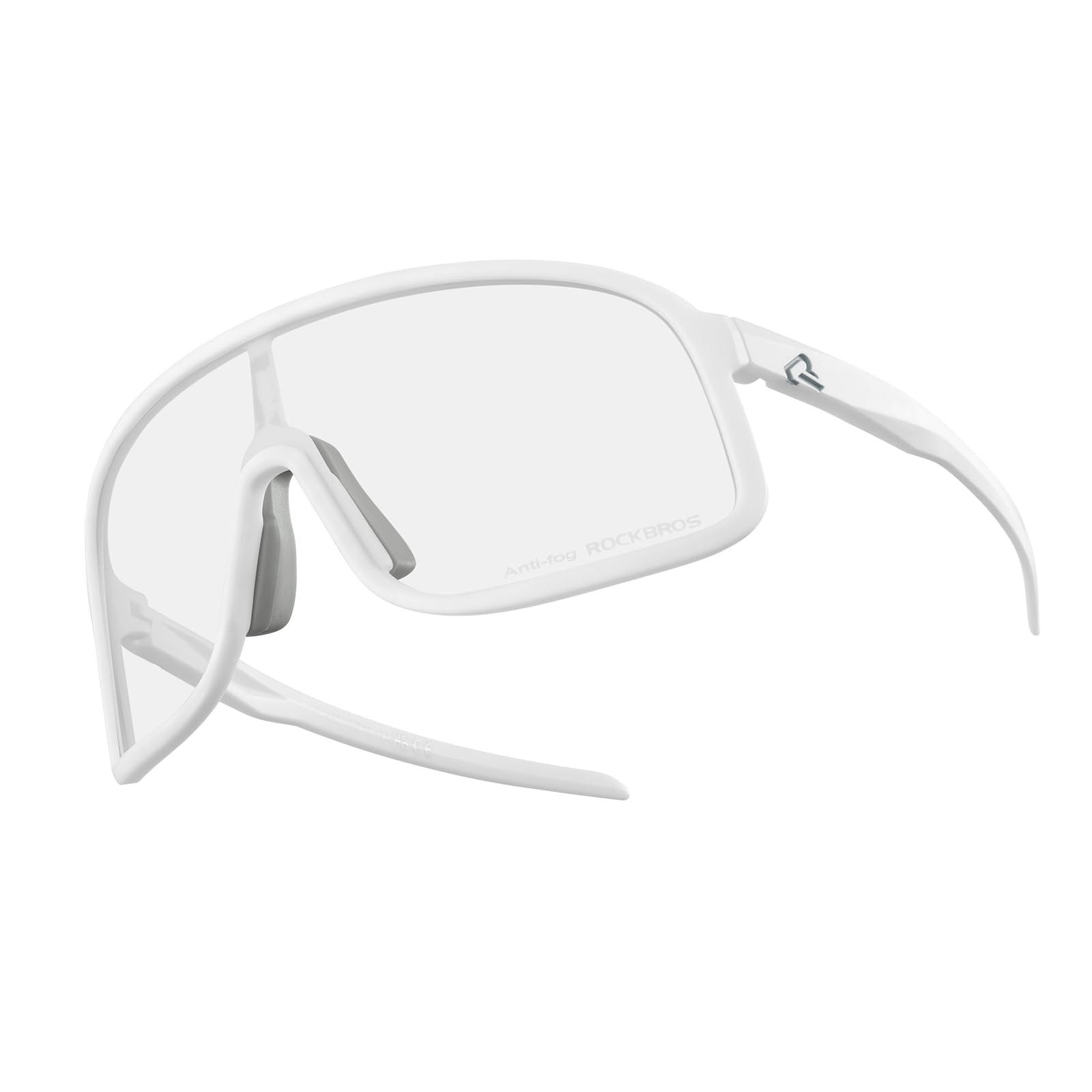 ROCKBROS Fahrradbrille Sportbrille Herren Damen Fahrrad Rennrad Outdoor TR90 Rahmen, photochrom, polarisiert, UV401 Schutz, verstellbare Nasenpads, robust