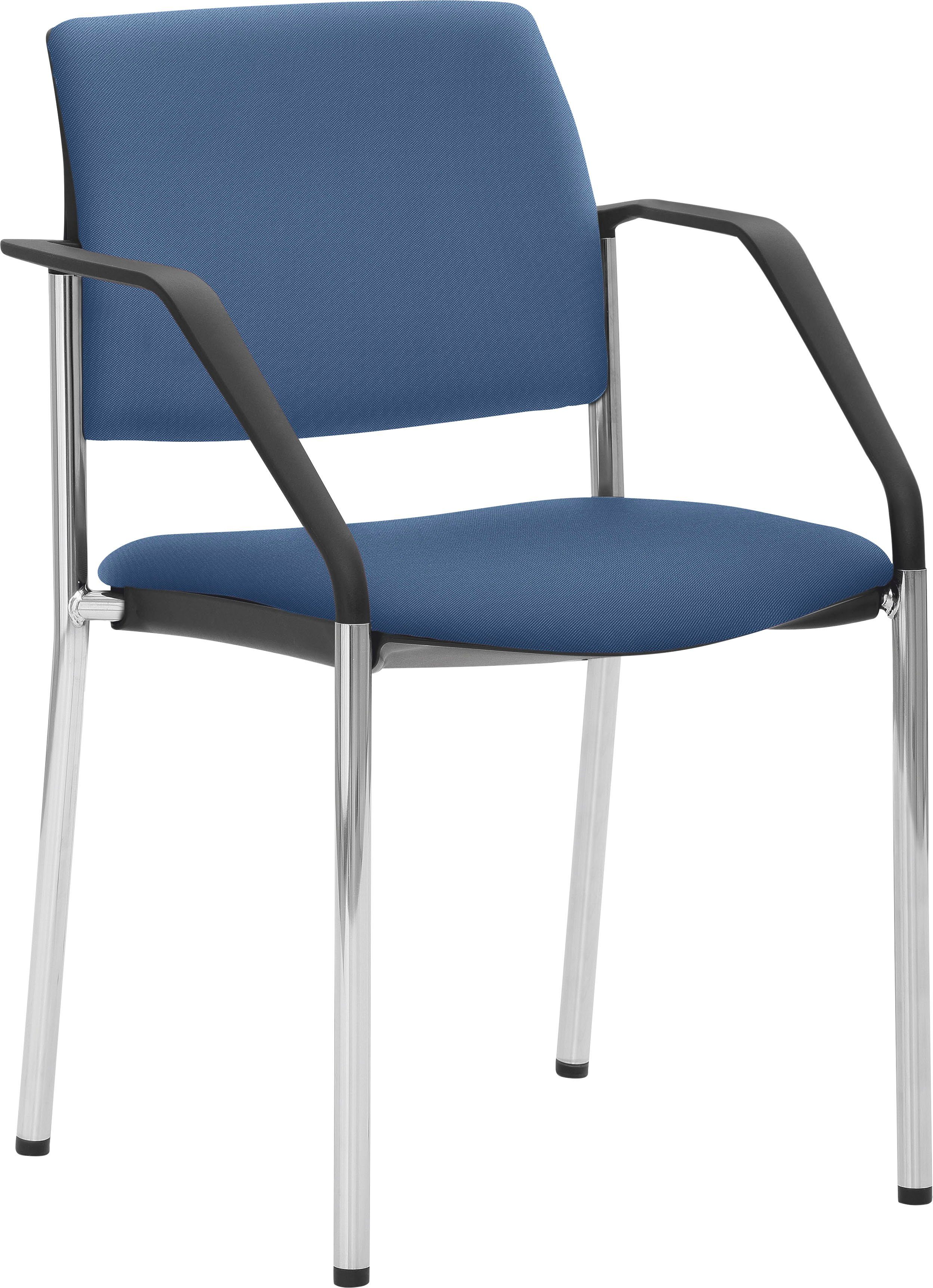 Mayer Sitzmöbel Besucherstuhl 2518, stapelbar bis 6 Stück Blau | Blau | Besucherstühle