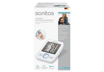 Sanitas Blutdruckmessgerät Pulsmessgerät Oberarm vollautomatisch 2x60 Speicherplätze LCD