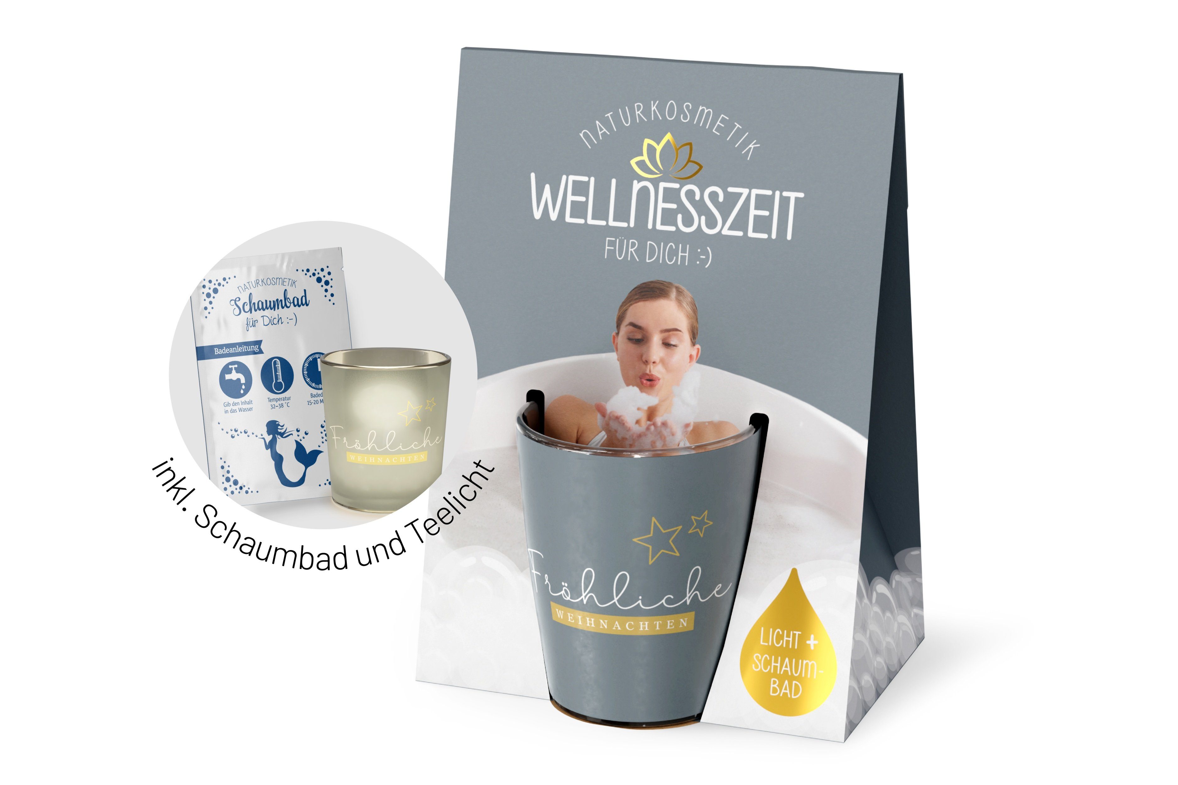 La Vida Windlicht Schaumbad Badezusatz Windlicht Wellnesszeit 40 ml Auswahl la vida