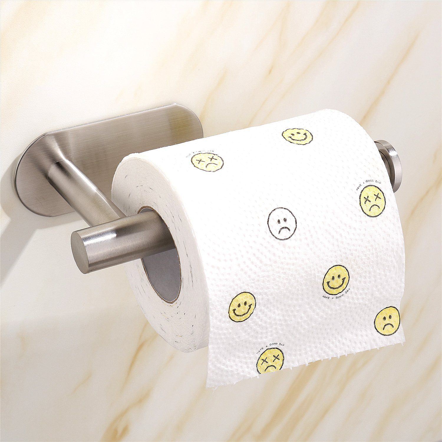 BYSURE Toilettenpapierhalter (1-St), Rollenhalter-Selbstklebend Edelstahl günstig online kaufen