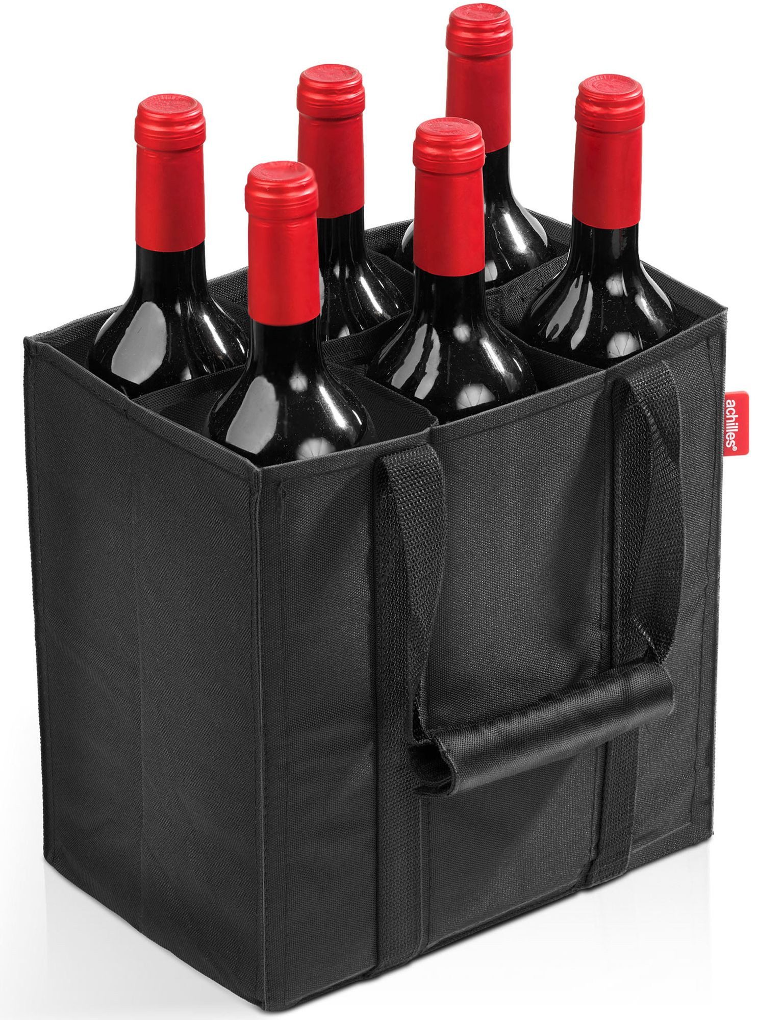 achilles Flaschenkorb Bottle-Bag 6er, Flaschentasche für 6 x 1,5L Flaschen