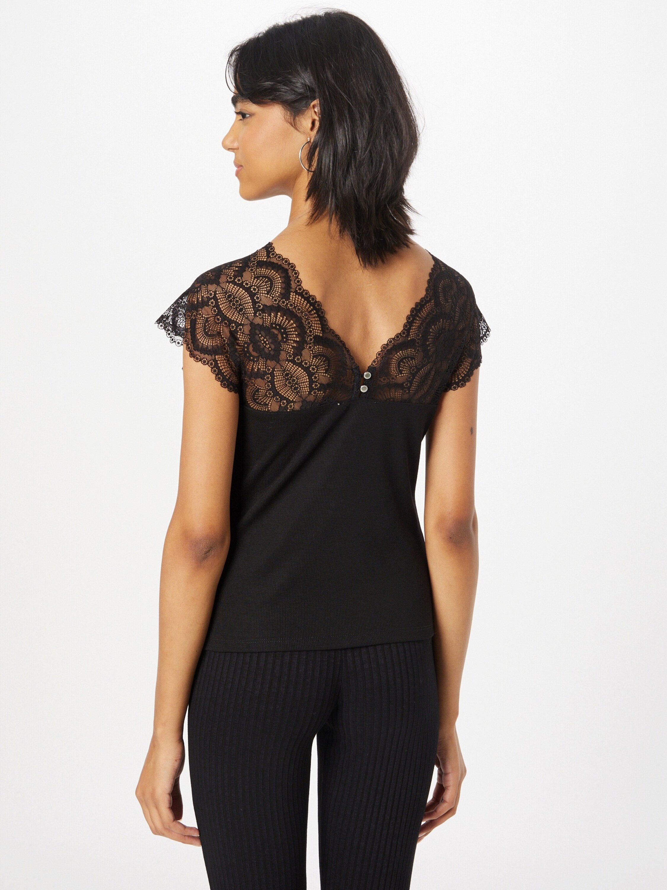 MORGAN T-Shirt DELO (1-tlg) Spitze