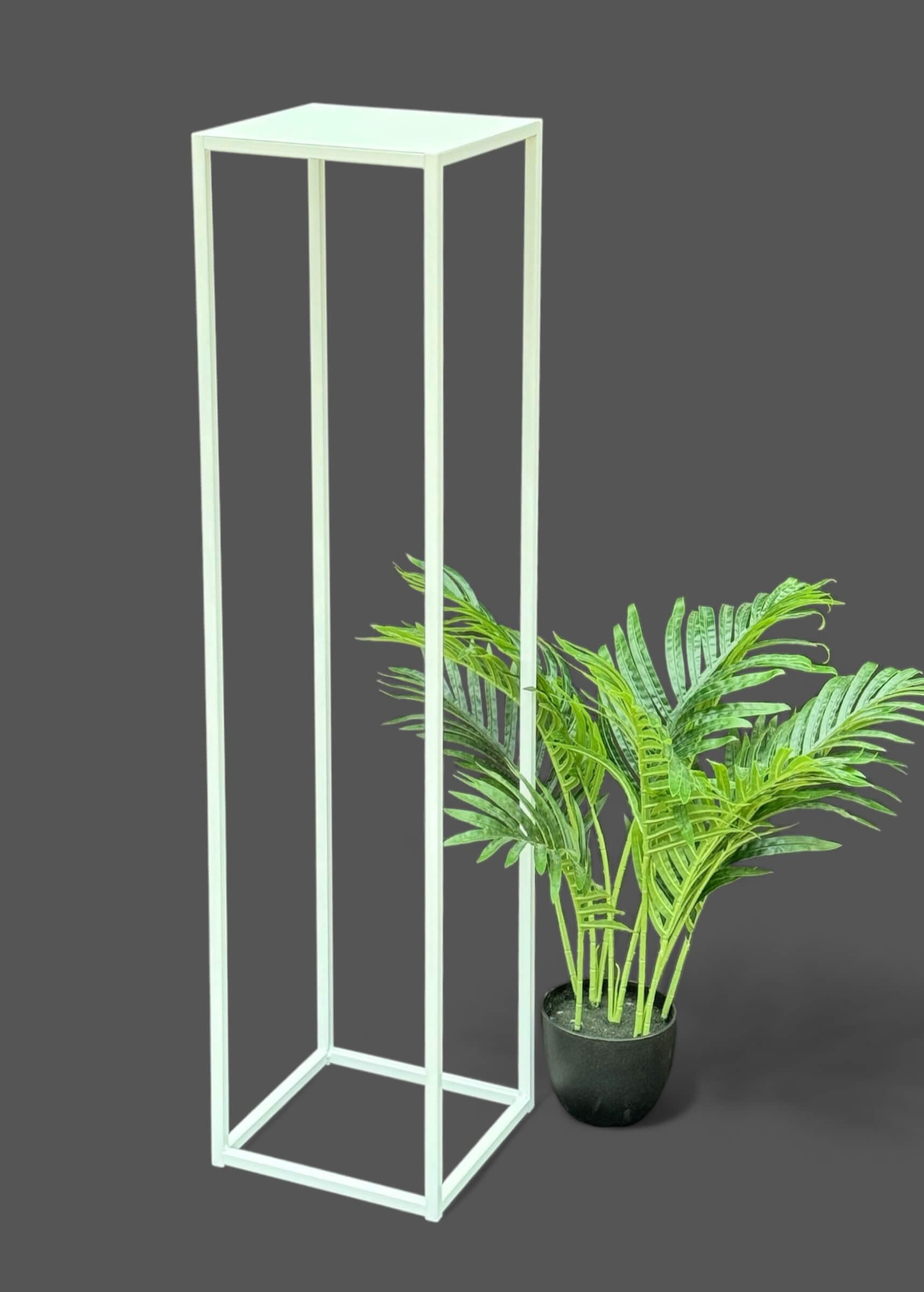 DanDiBo Blumenständer Metall Weiß Eckig 100 günstig online kaufen