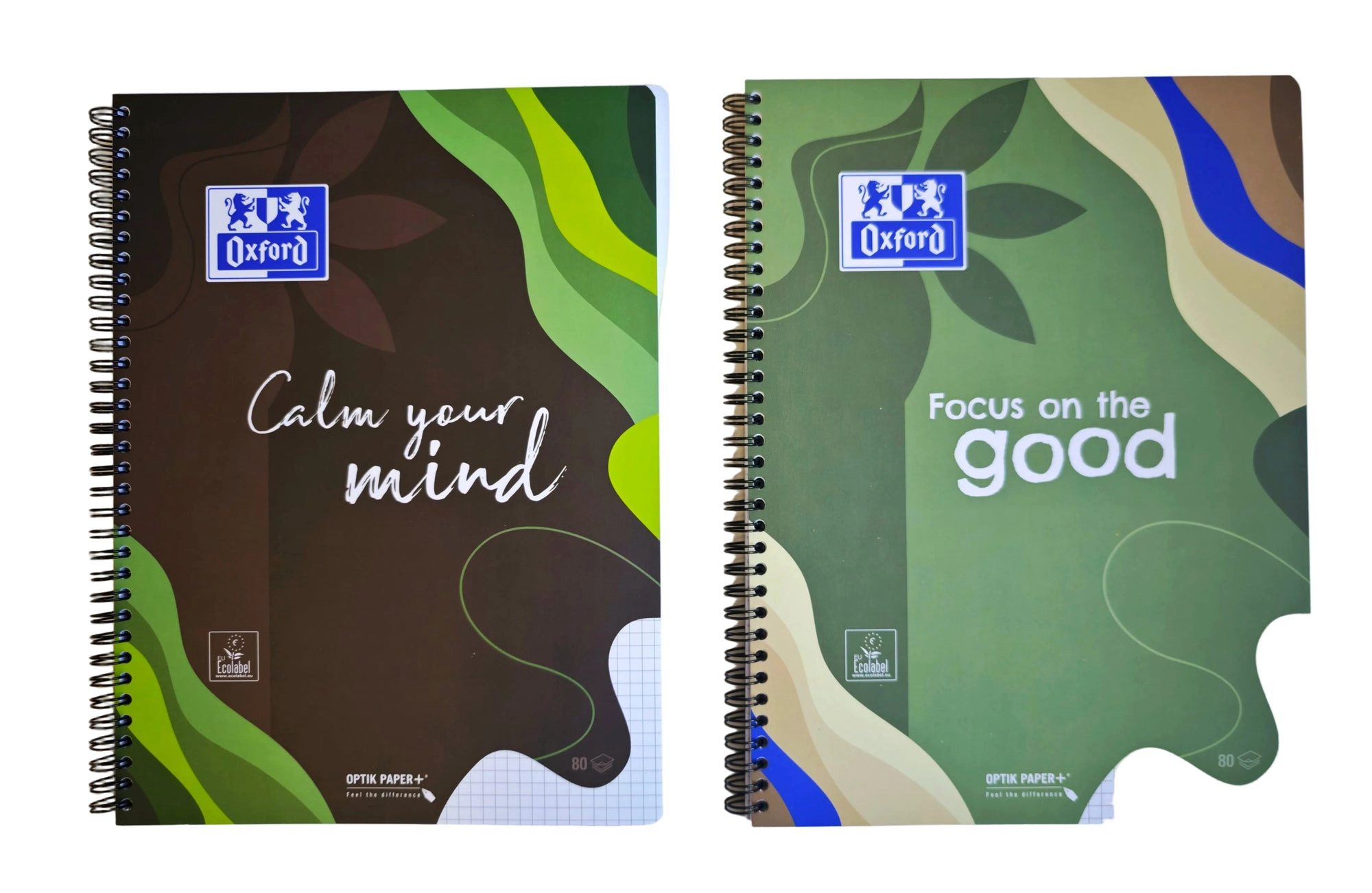 OXFORD Collegeblock Oxford Collegeblock Calm Nature 2026 A4+ 80 Bl. kariert